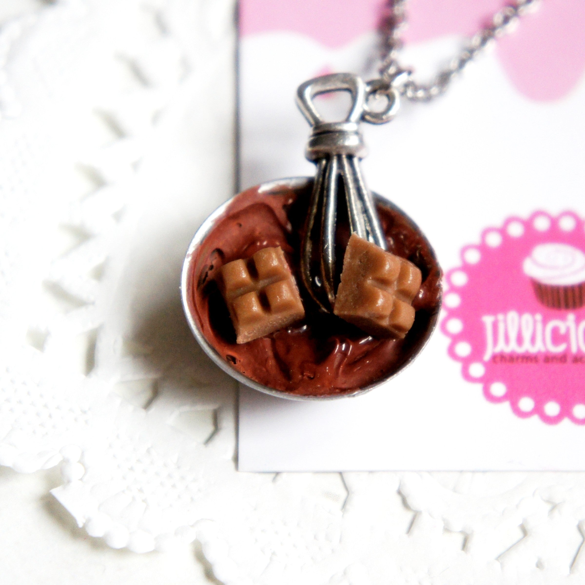 Chocolate Ganache Icing Necklace
