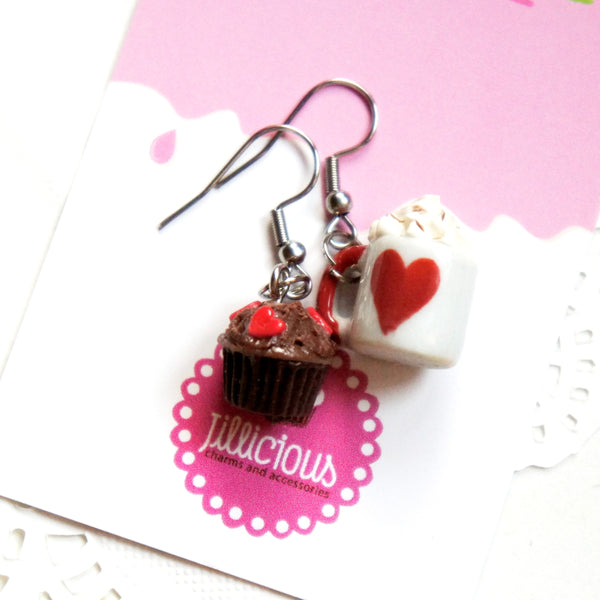 Alice in Wonderland Inspired Dangle Earrings