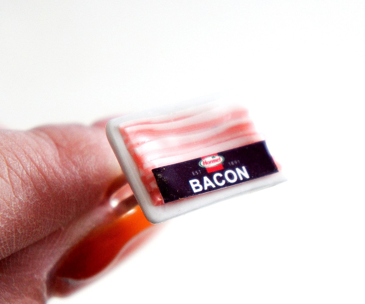 Bacon Ring - Jillicious charms and accessories
