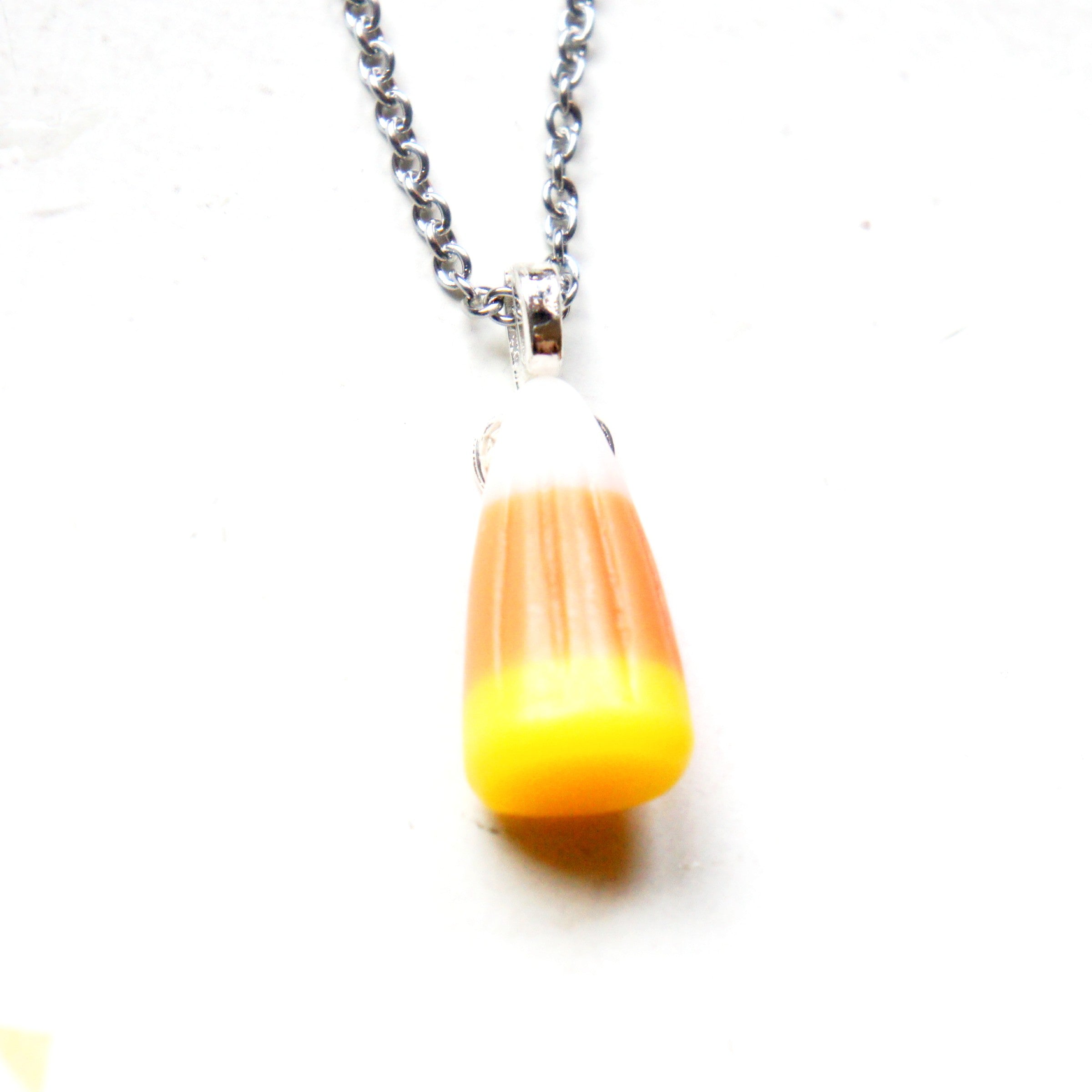 Candy Corn Necklace - Jillicious charms and accessories