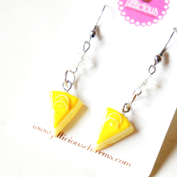 Lemon Cheesecake Dangle Earrings - Jillicious charms and accessories