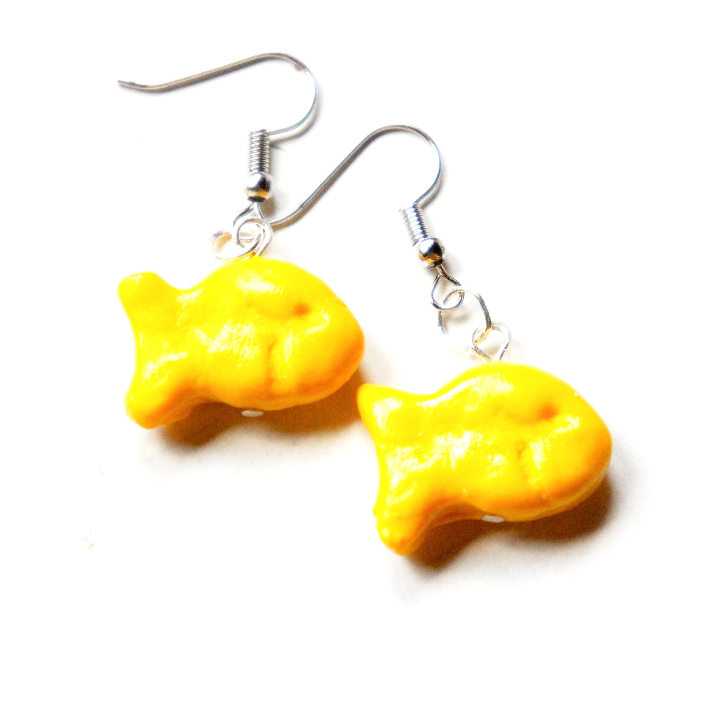 Goldfish Crackers Earrings - Jillicious charms and accessories