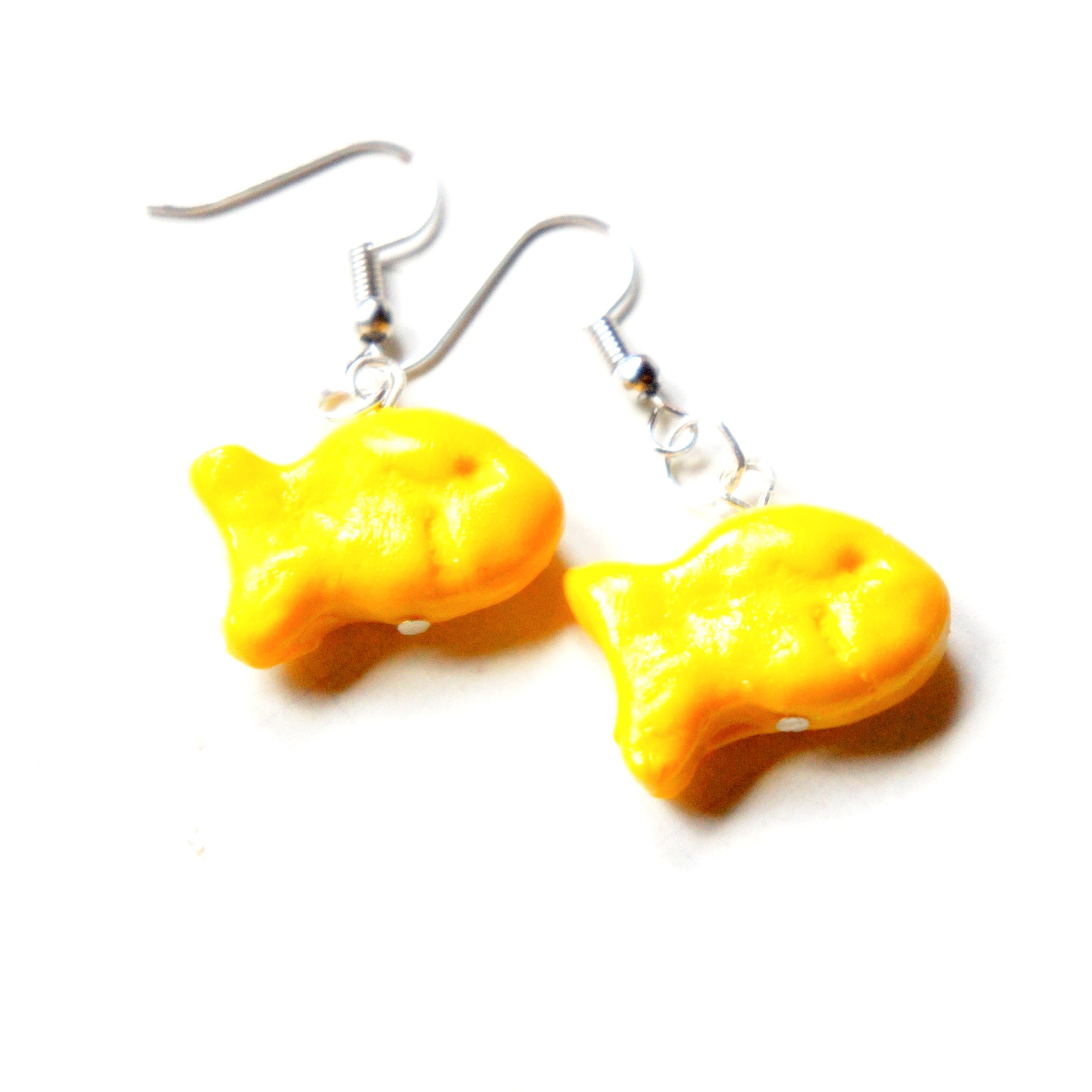 Goldfish Crackers Earrings - Jillicious charms and accessories