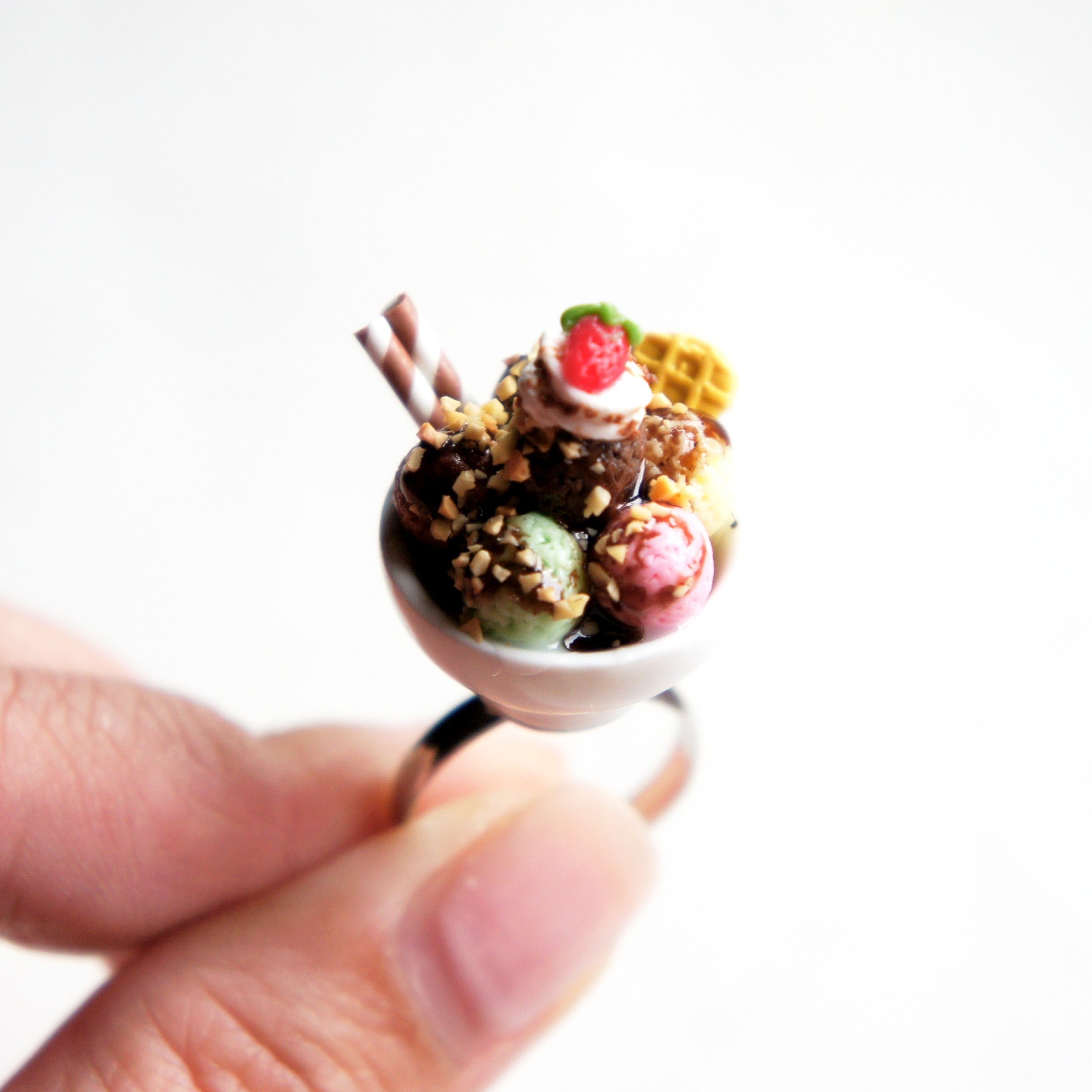 Ice Cream Sundae Ring - Jillicious charms and accessories