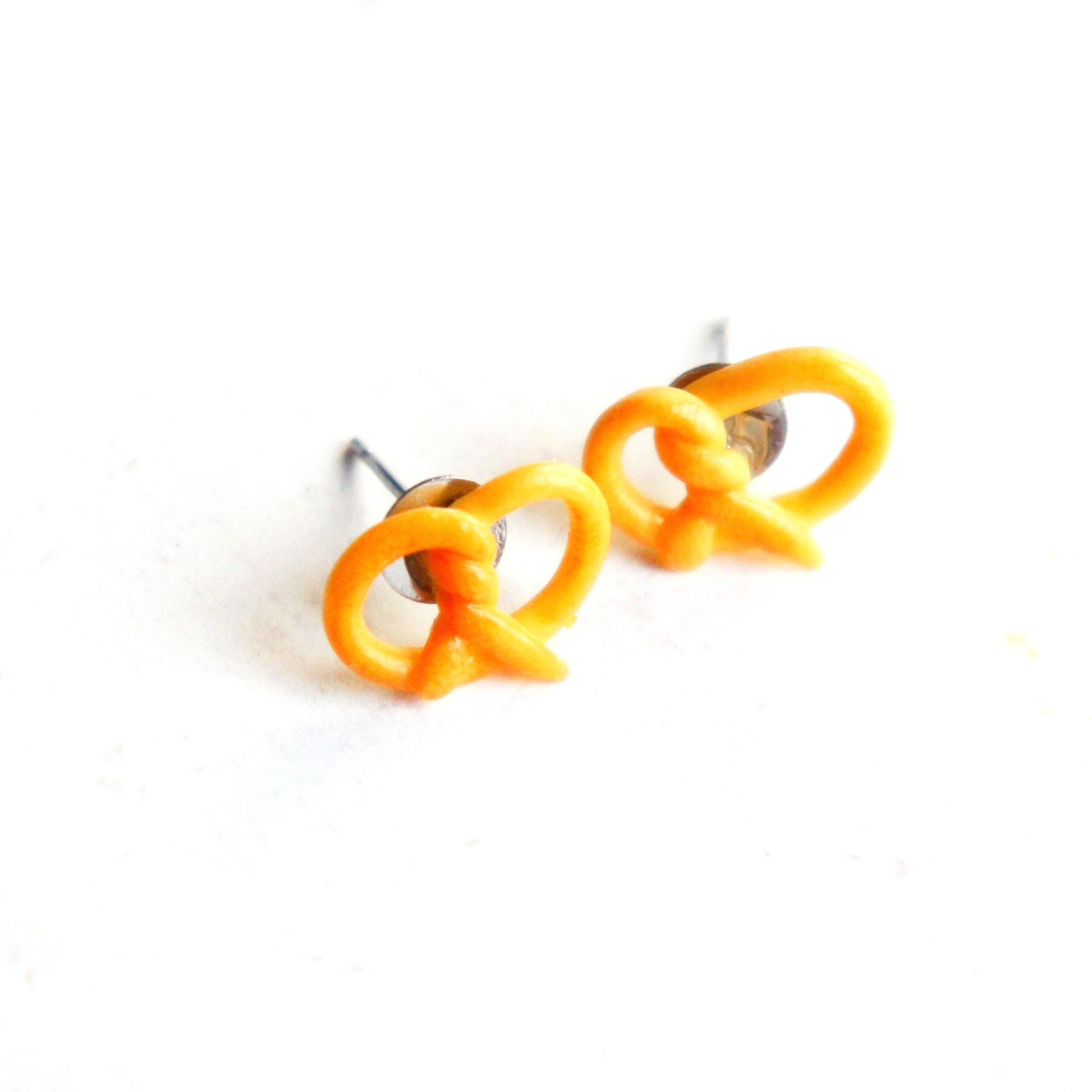 Pretzels Stud Earrings - Jillicious charms and accessories