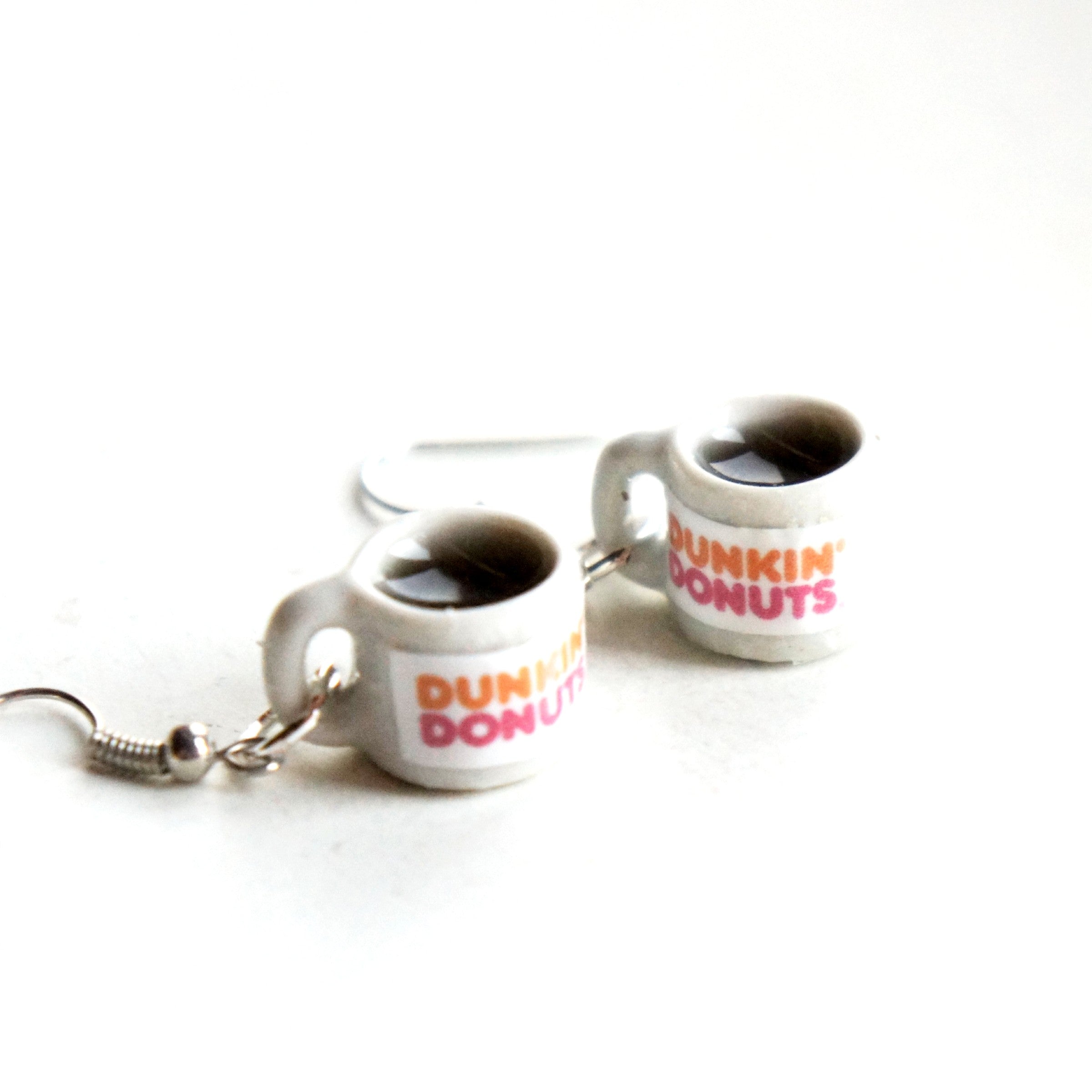Dunkin Donut Coffee Earrings
