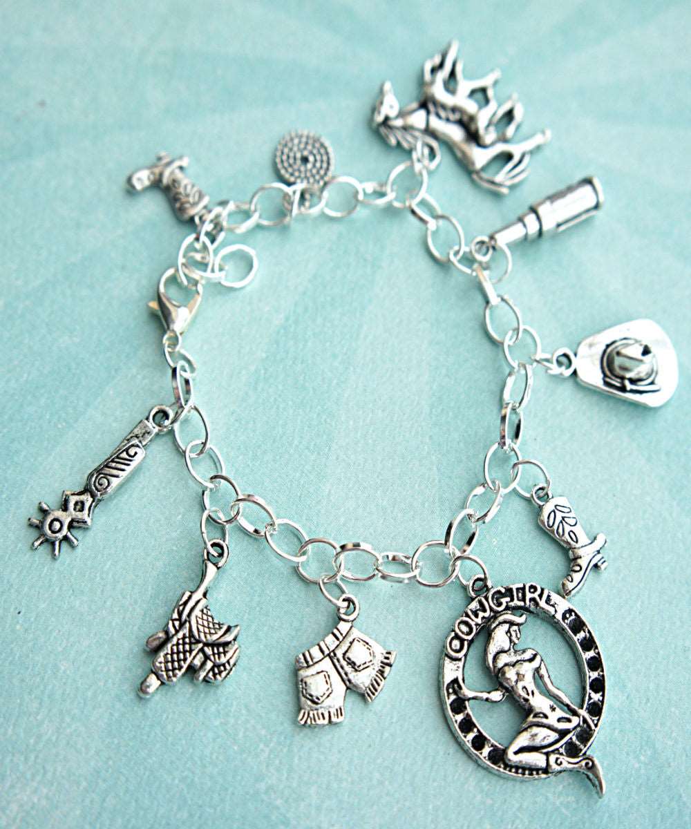 cowgirl charm bracelet - Jillicious charms and accessories