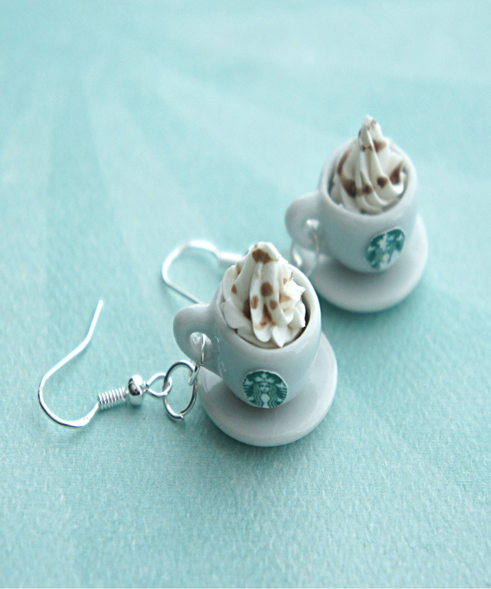 Starbucks Coffee Dangle Earrings - Jillicious charms and accessories