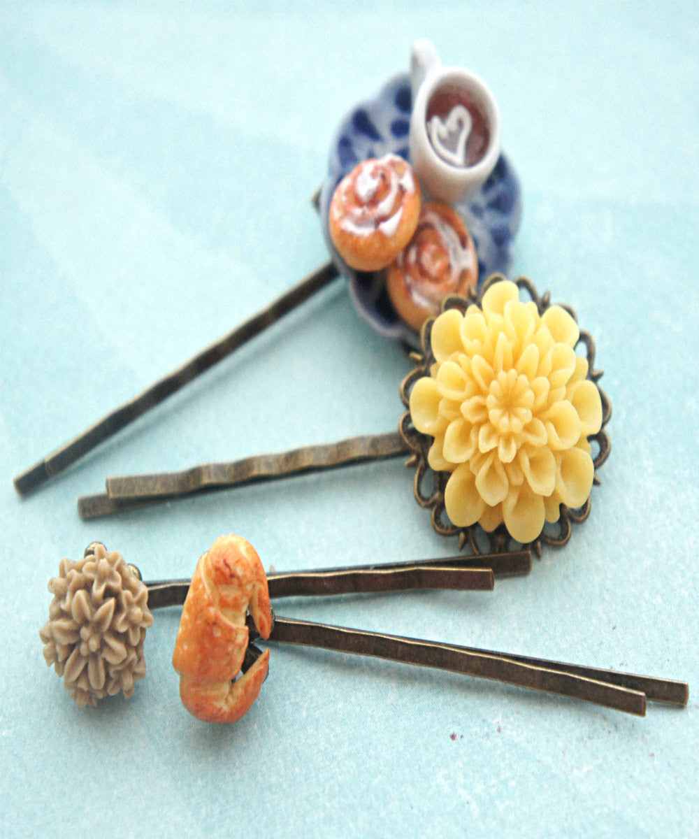 Afternoon Tea Filigree Hair Pins - Jillicious charms and accessories