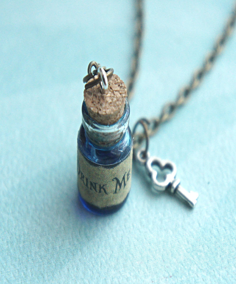"Drink Me" Potion Necklace - Jillicious charms and accessories