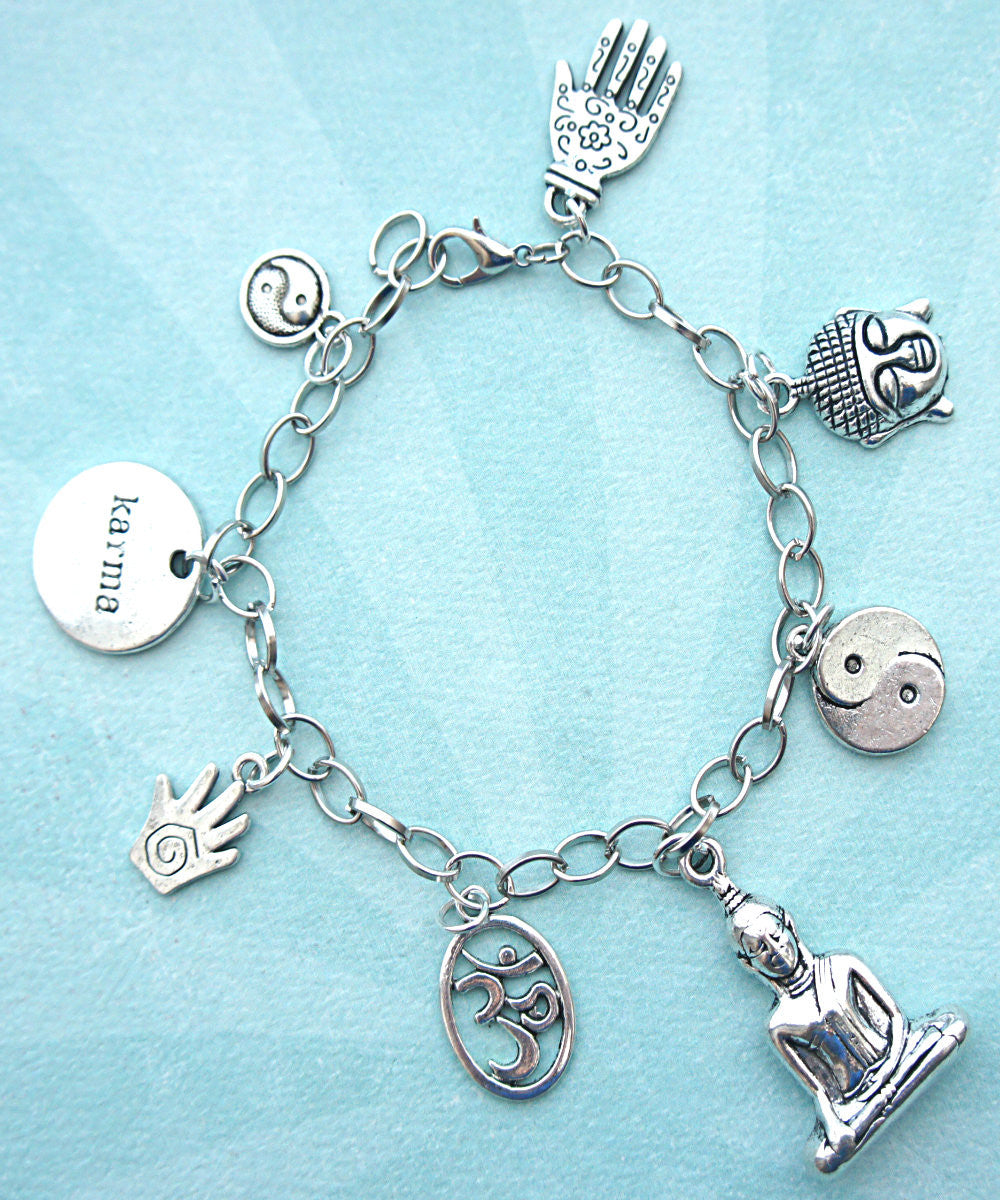 Meditation Charm Bracelet - Jillicious charms and accessories