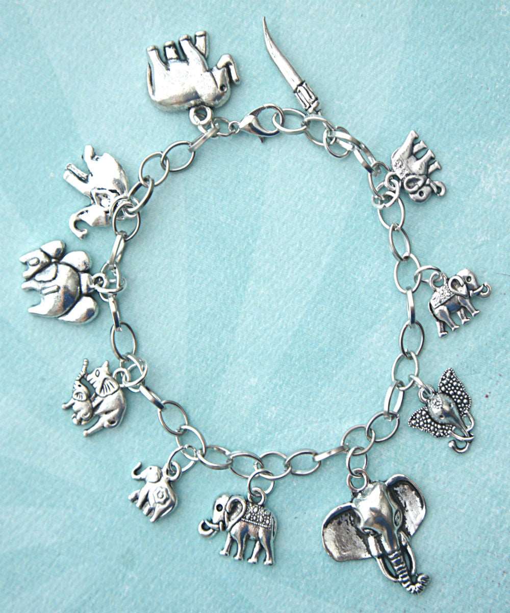 elephant charm bracelet - Jillicious charms and accessories