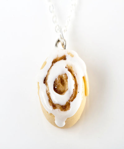 cinnamon bun necklace - Jillicious charms and accessories