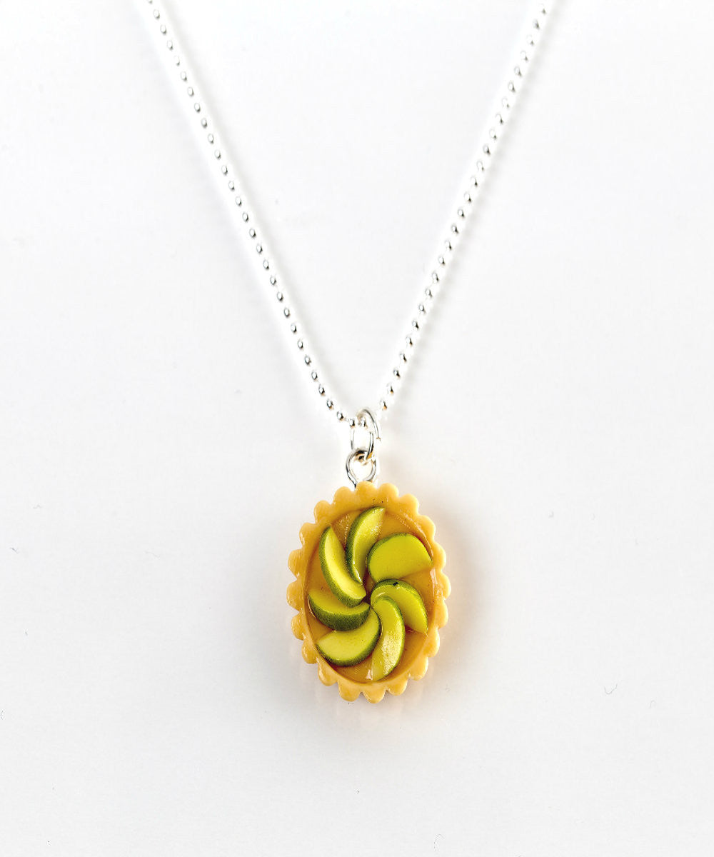 green apple tart necklace - Jillicious charms and accessories