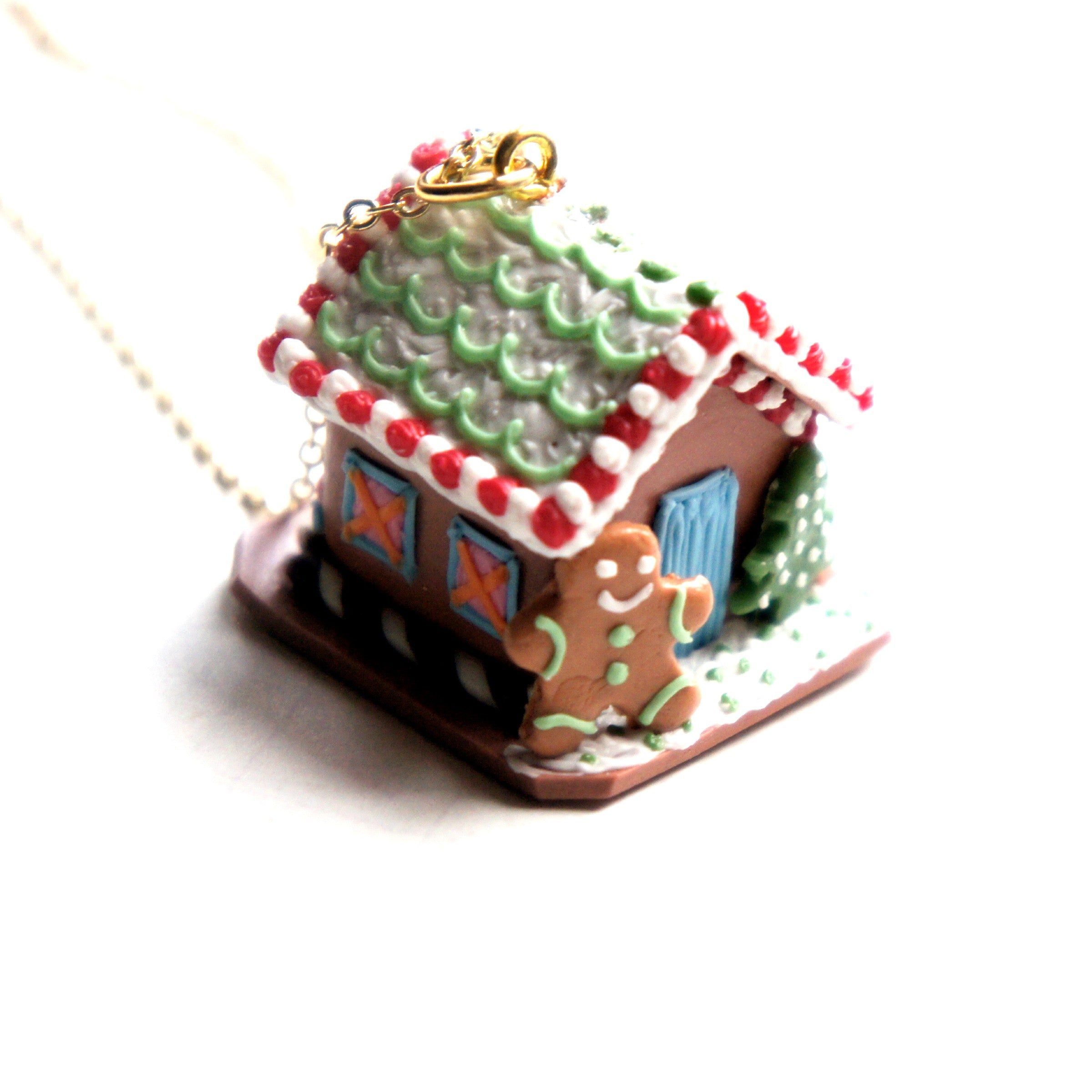 Gingerbread House Necklace