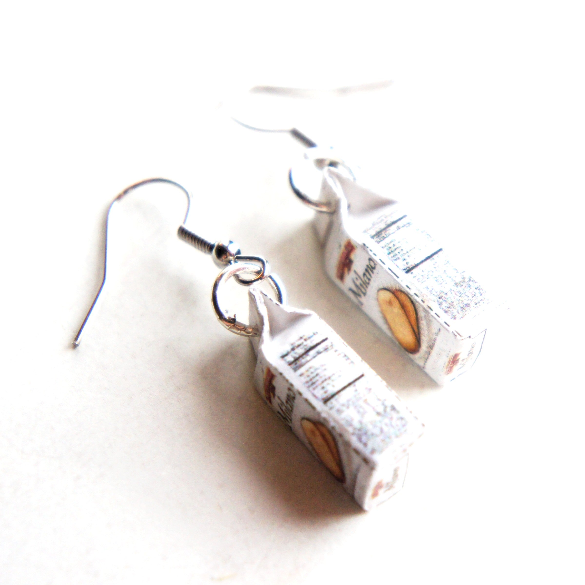 Milk Chocolate Cookies Dangle Earrings