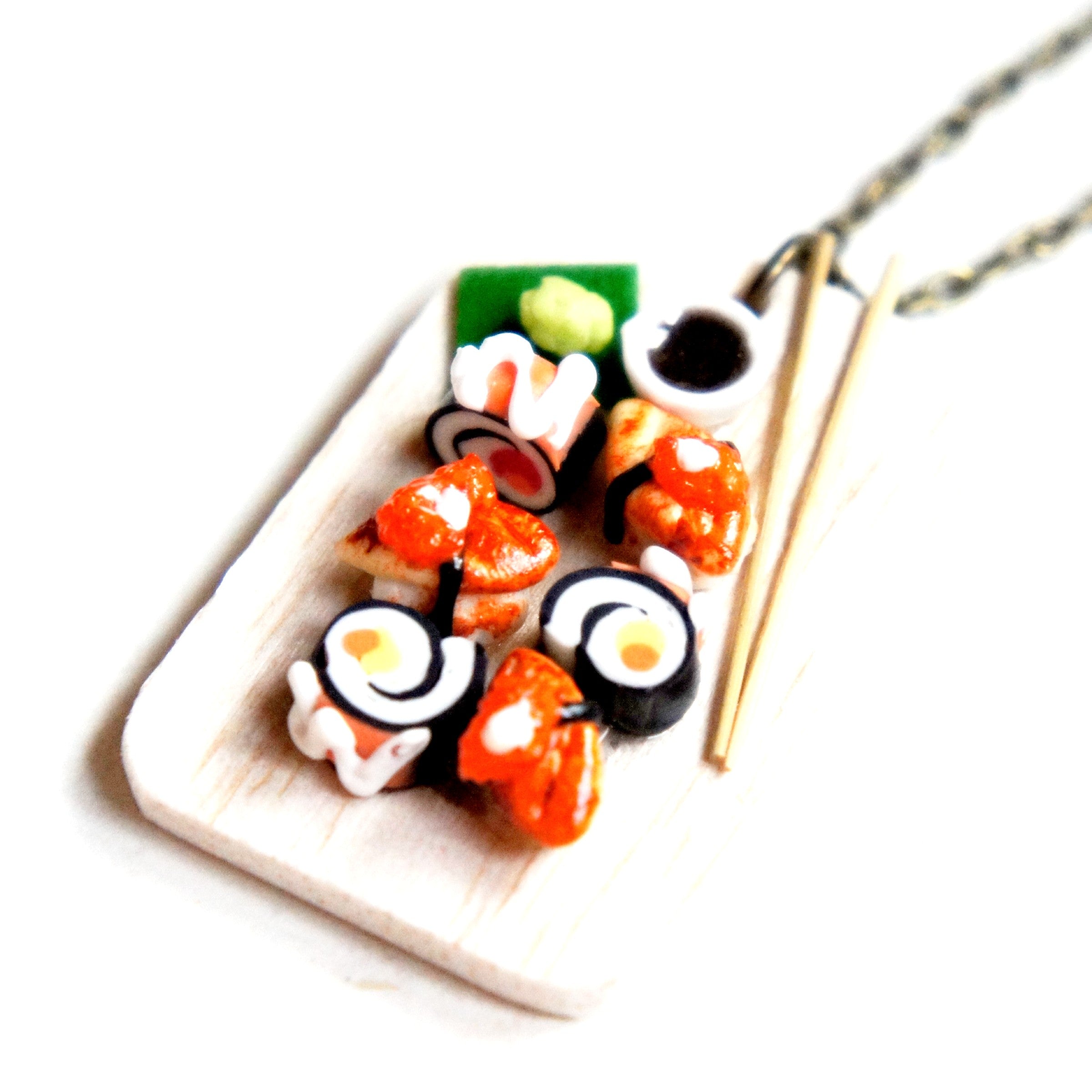 Sushi Plate Board Necklace