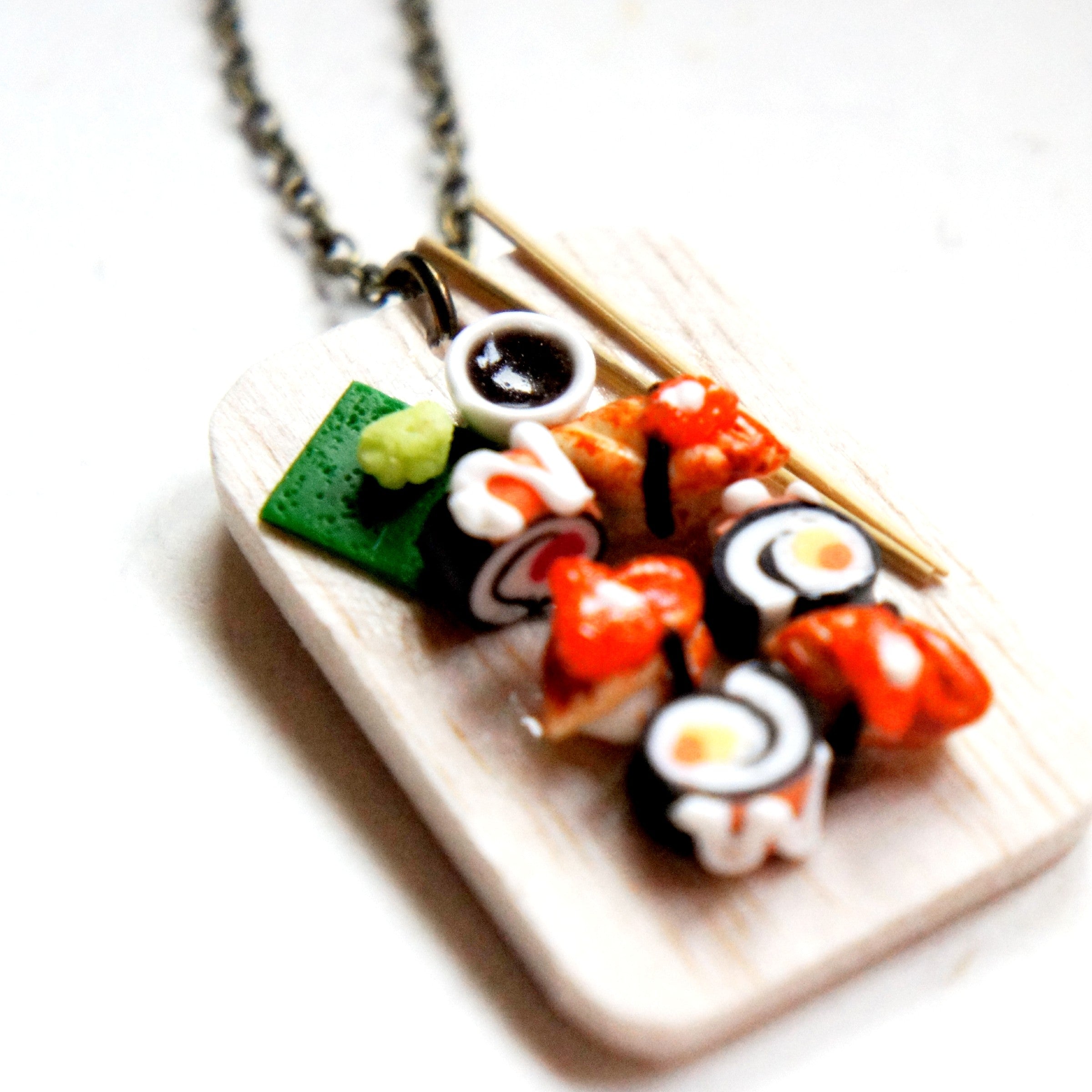 Sushi Plate Board Necklace