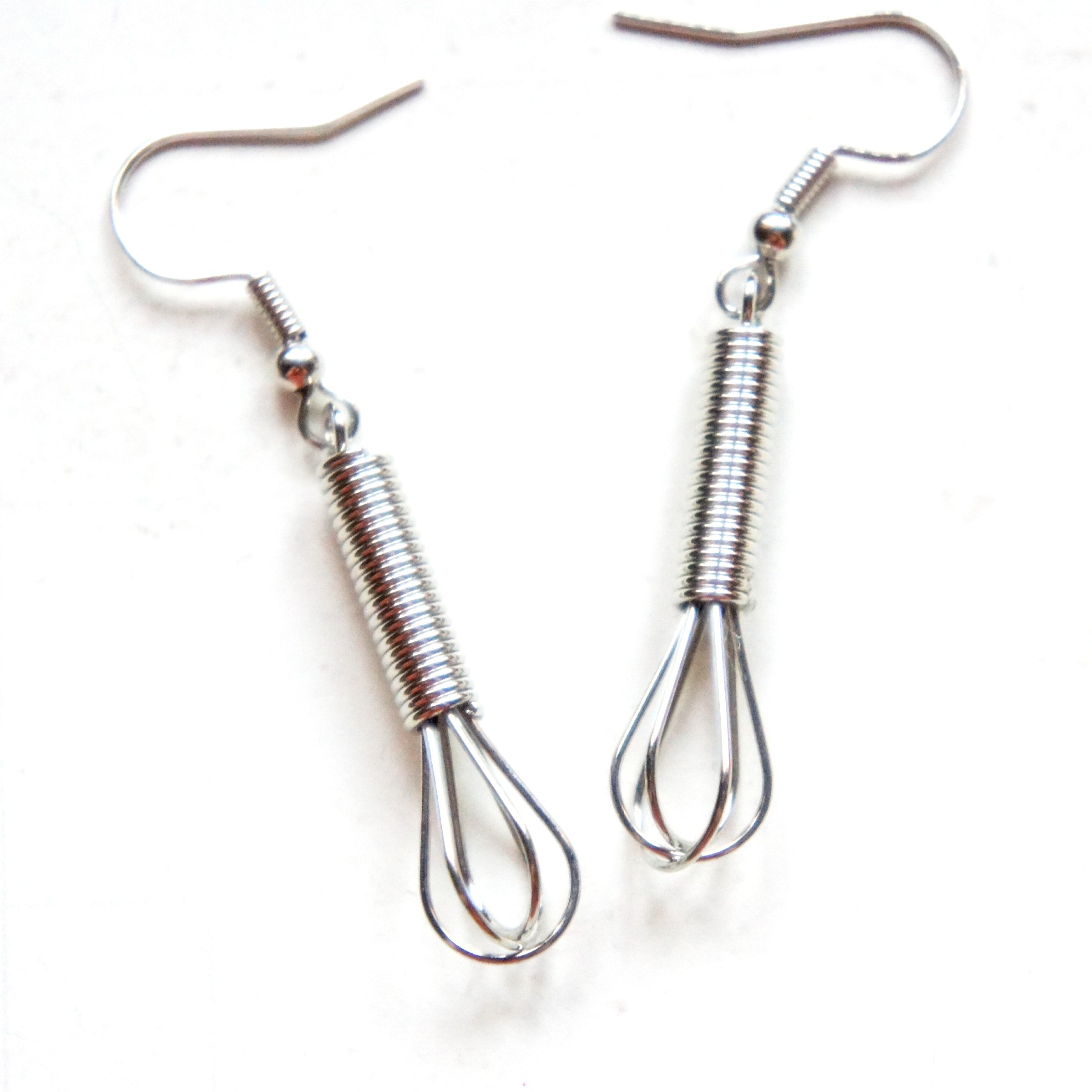 Baking Whisk Dangle Earrings