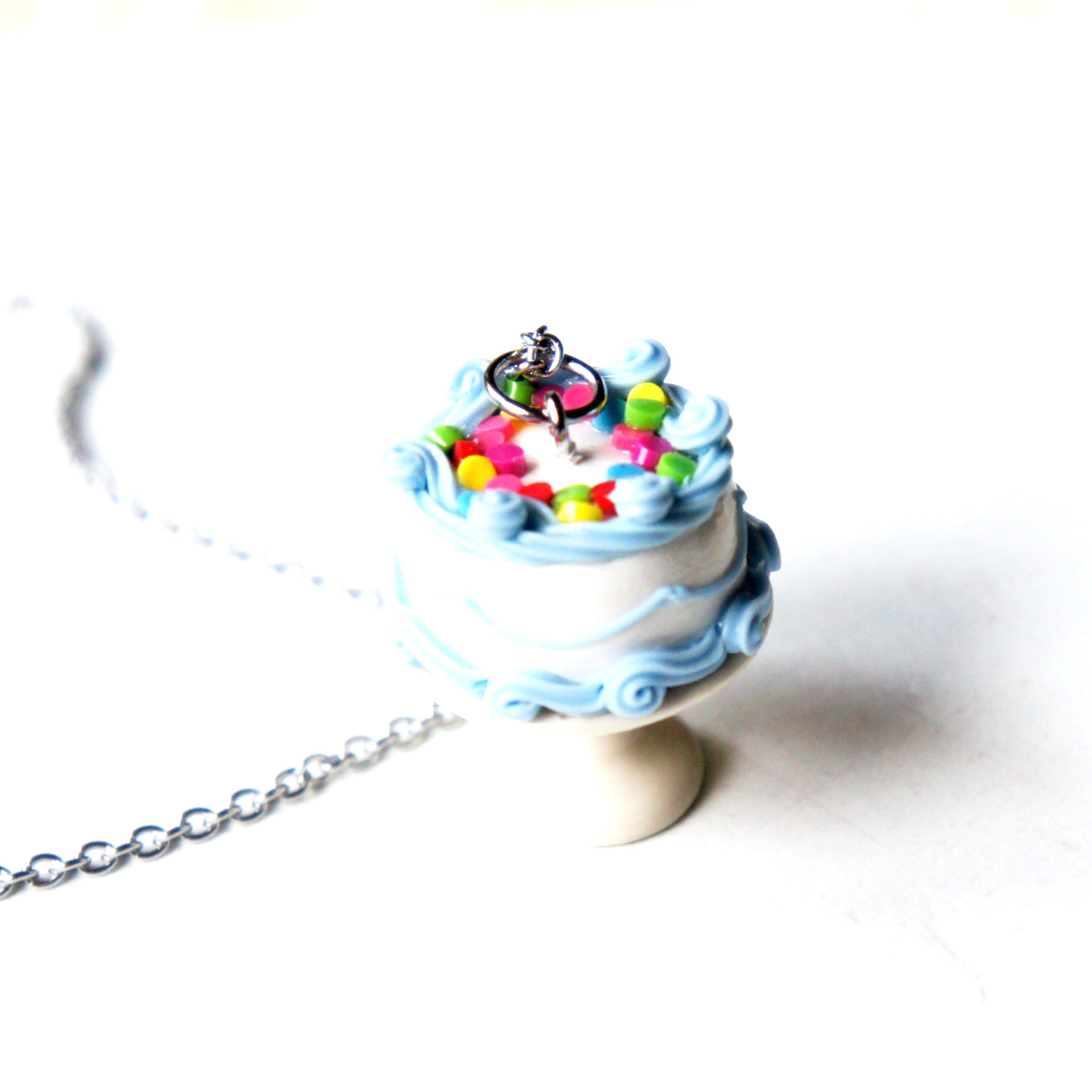 Confetti Birthday Cake Necklace