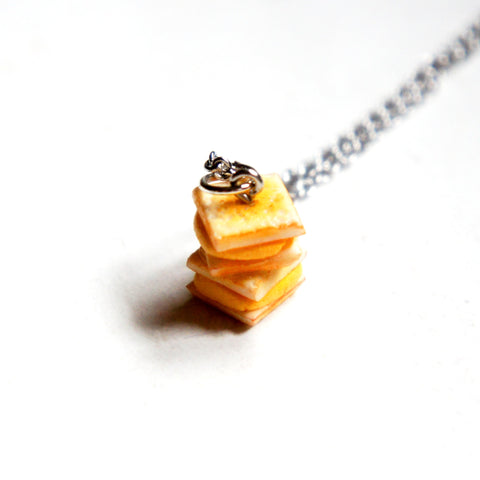 Grilled Cheese Sandwich Necklace