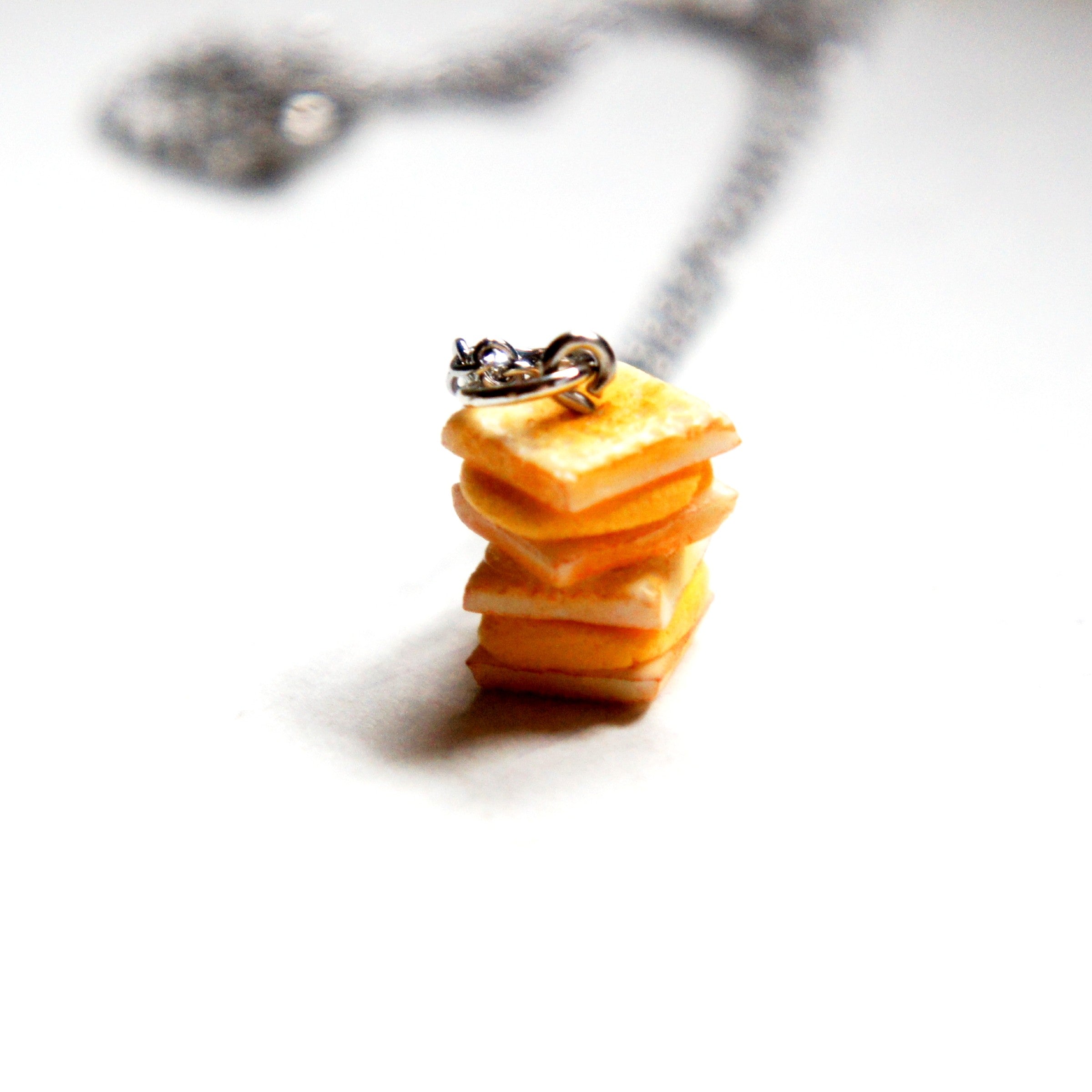 Grilled Cheese Sandwich Necklace