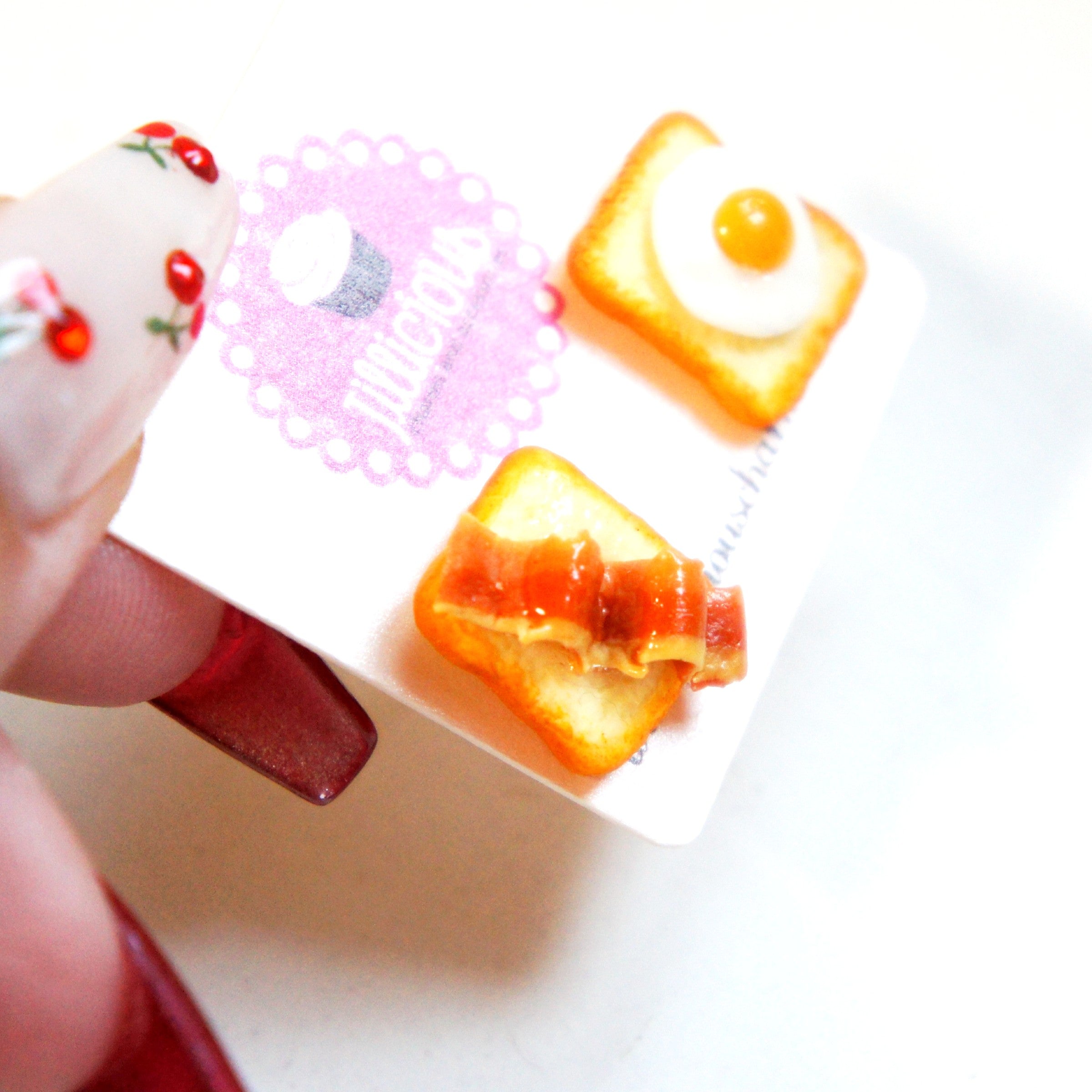 Breakfast Toasts Stud Earrings