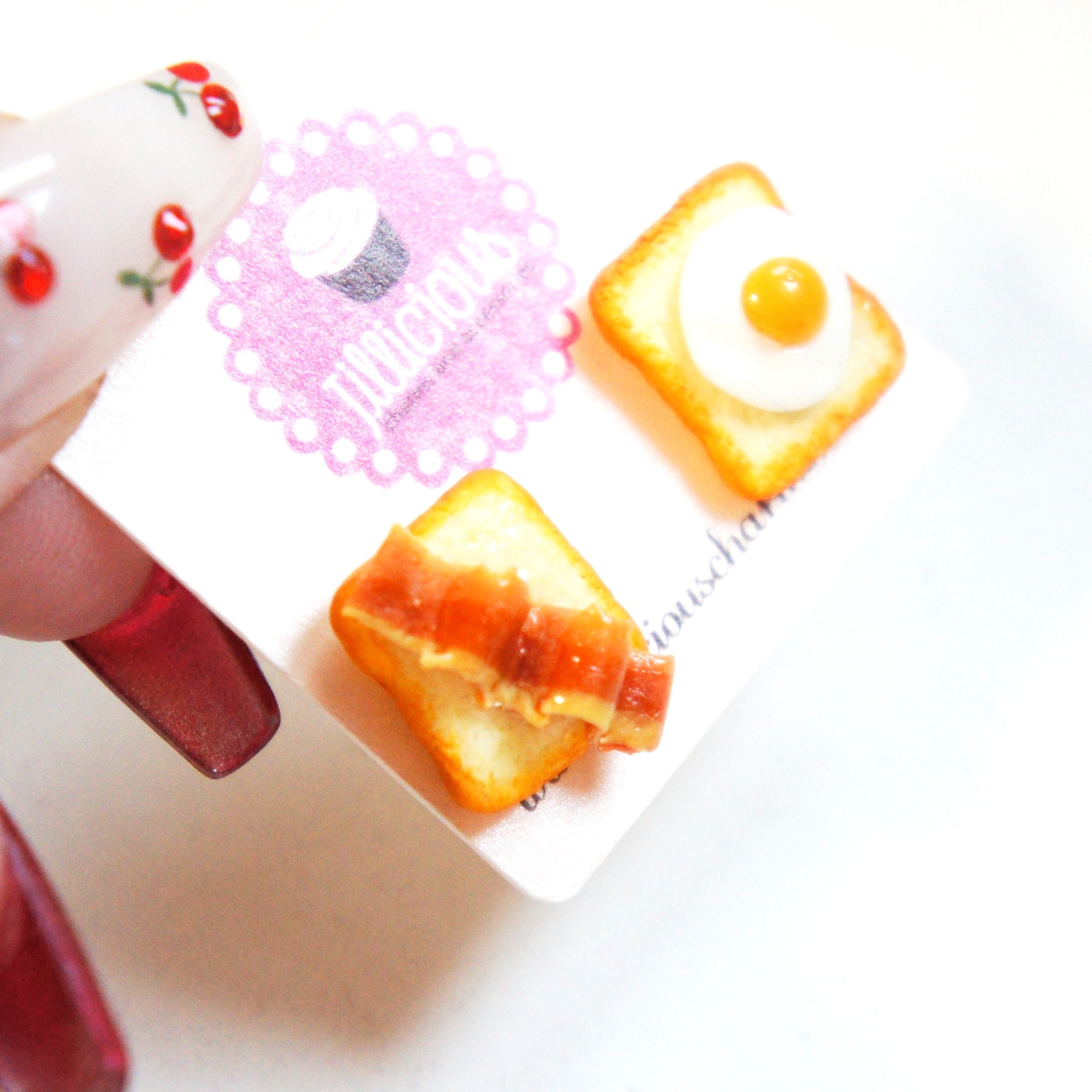 Breakfast Toasts Stud Earrings