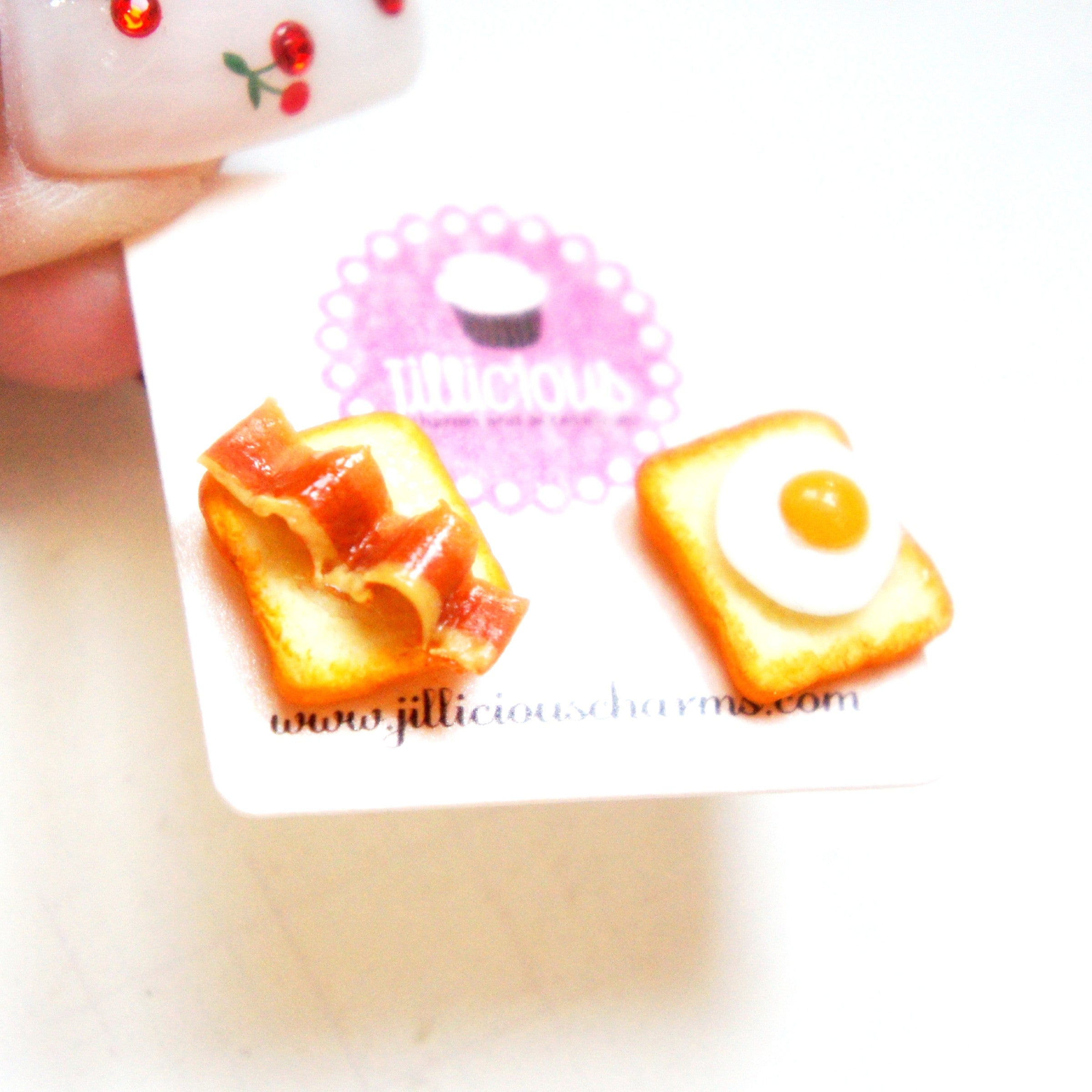 Breakfast Toasts Stud Earrings