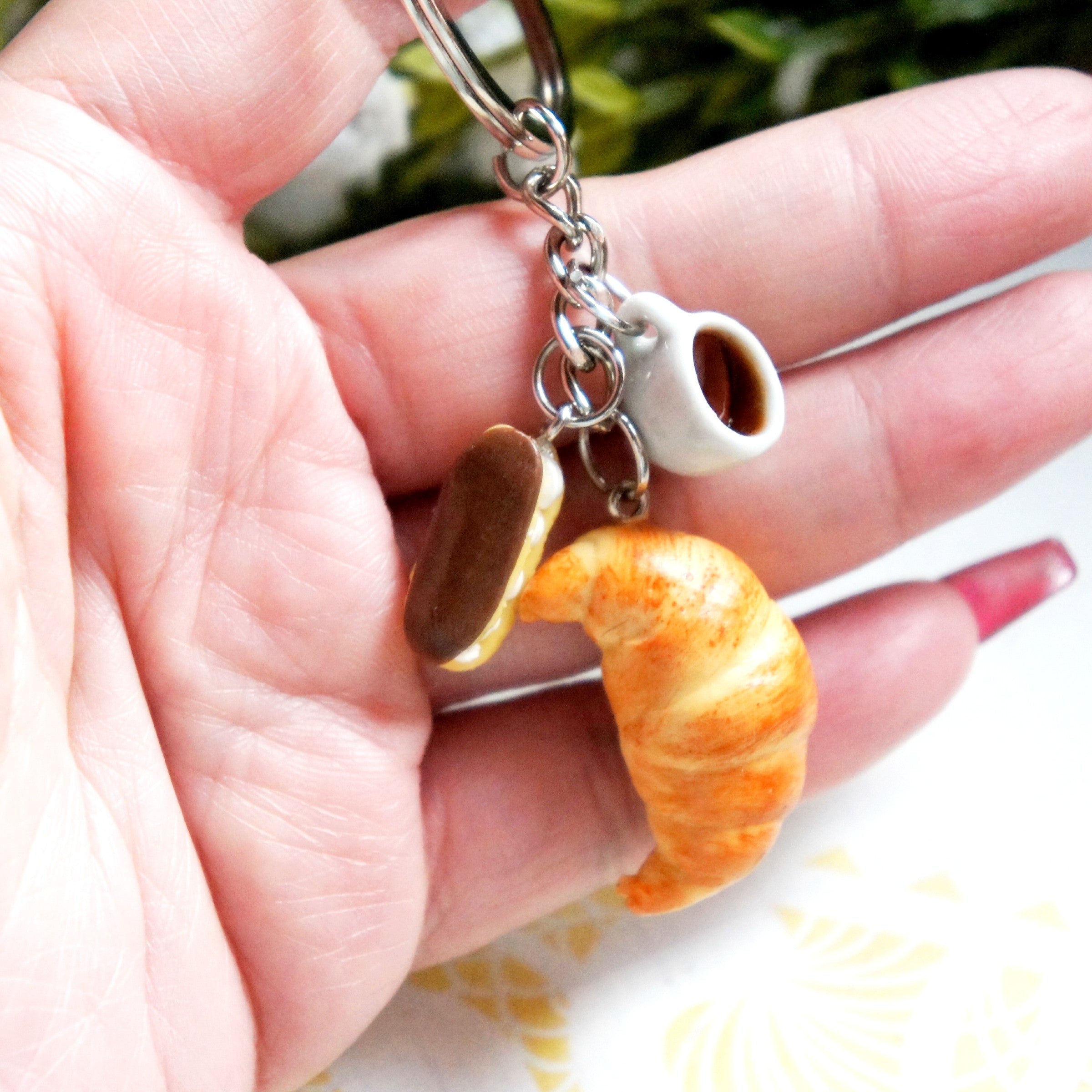 Paris Cafe Keychain