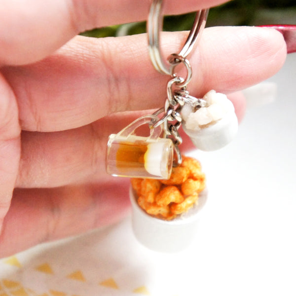 Chicken and Beer Keychain