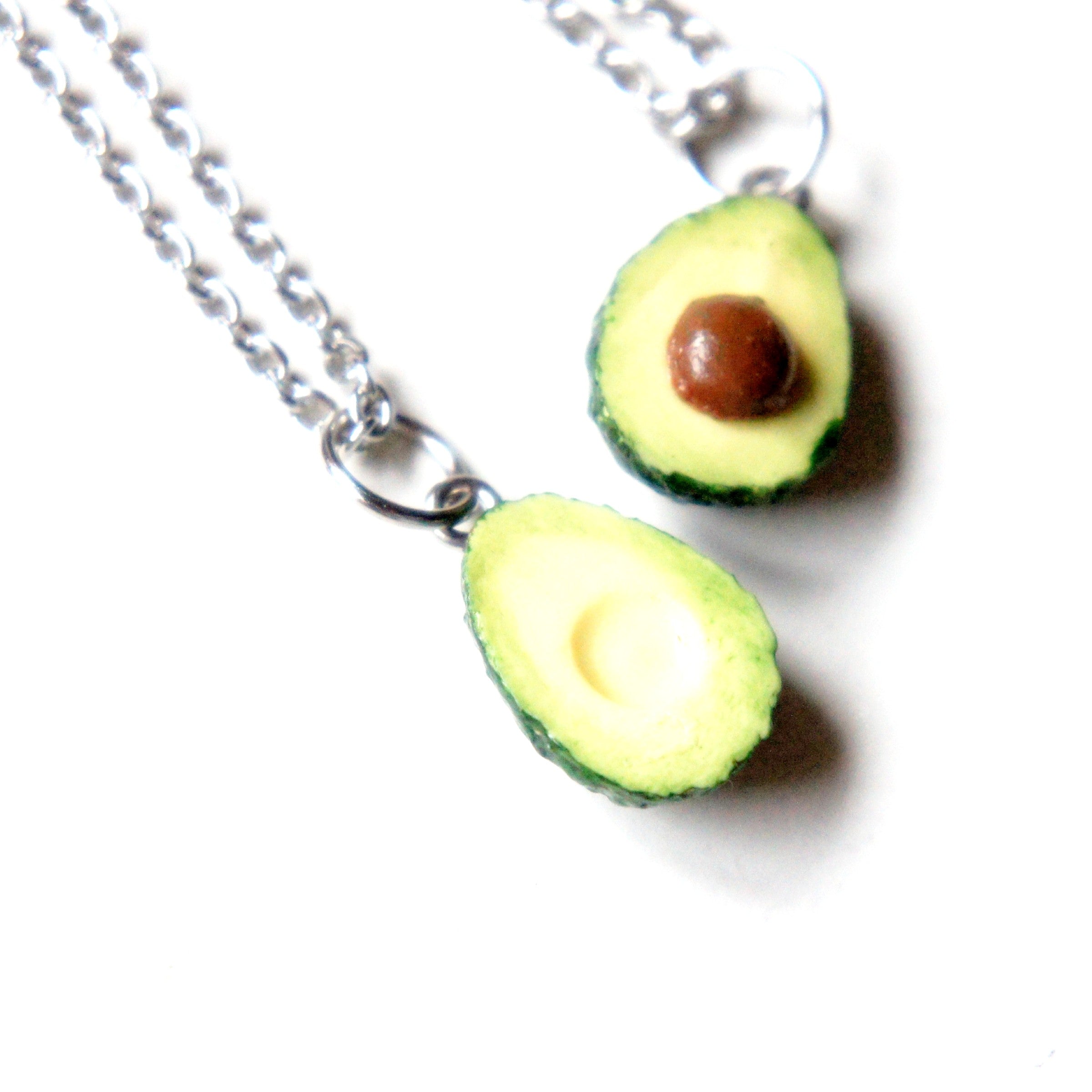 2pcs/Pack Avocado Shaped Pendant Best Friends Forever Necklace, Cute Zinc  Alloy Bff Necklace As Gift | SHEIN