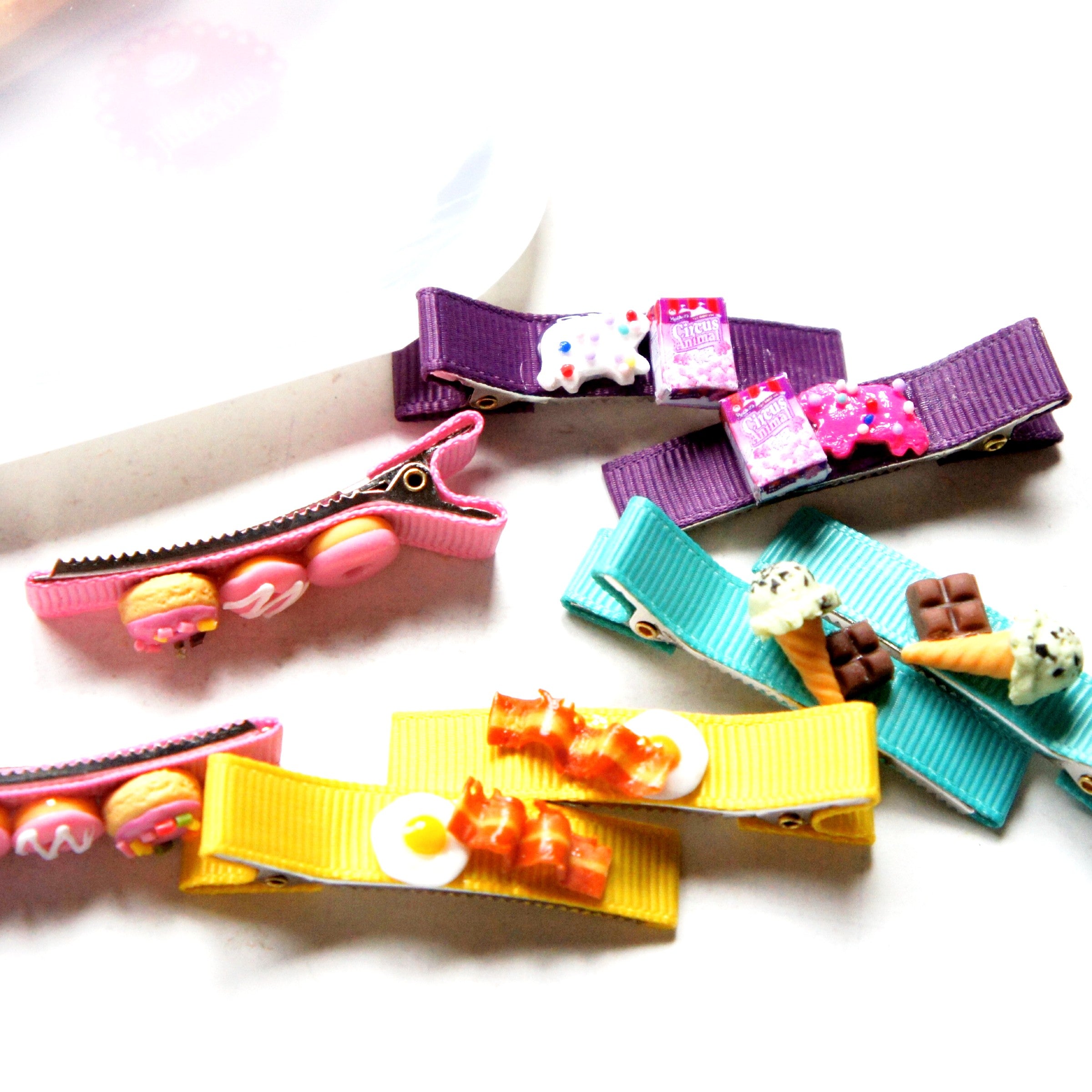 Food Hair Clips