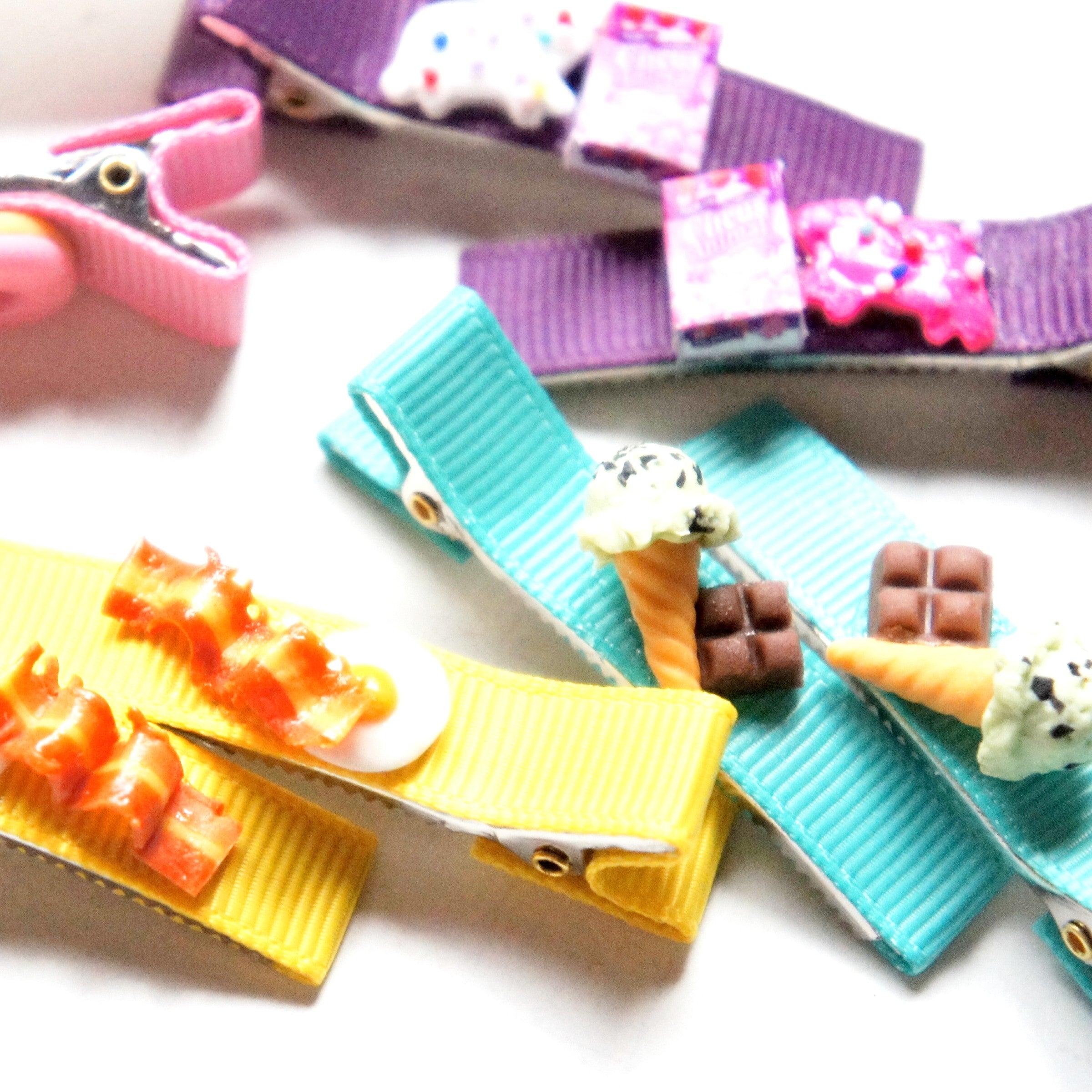 Food Hair Clips