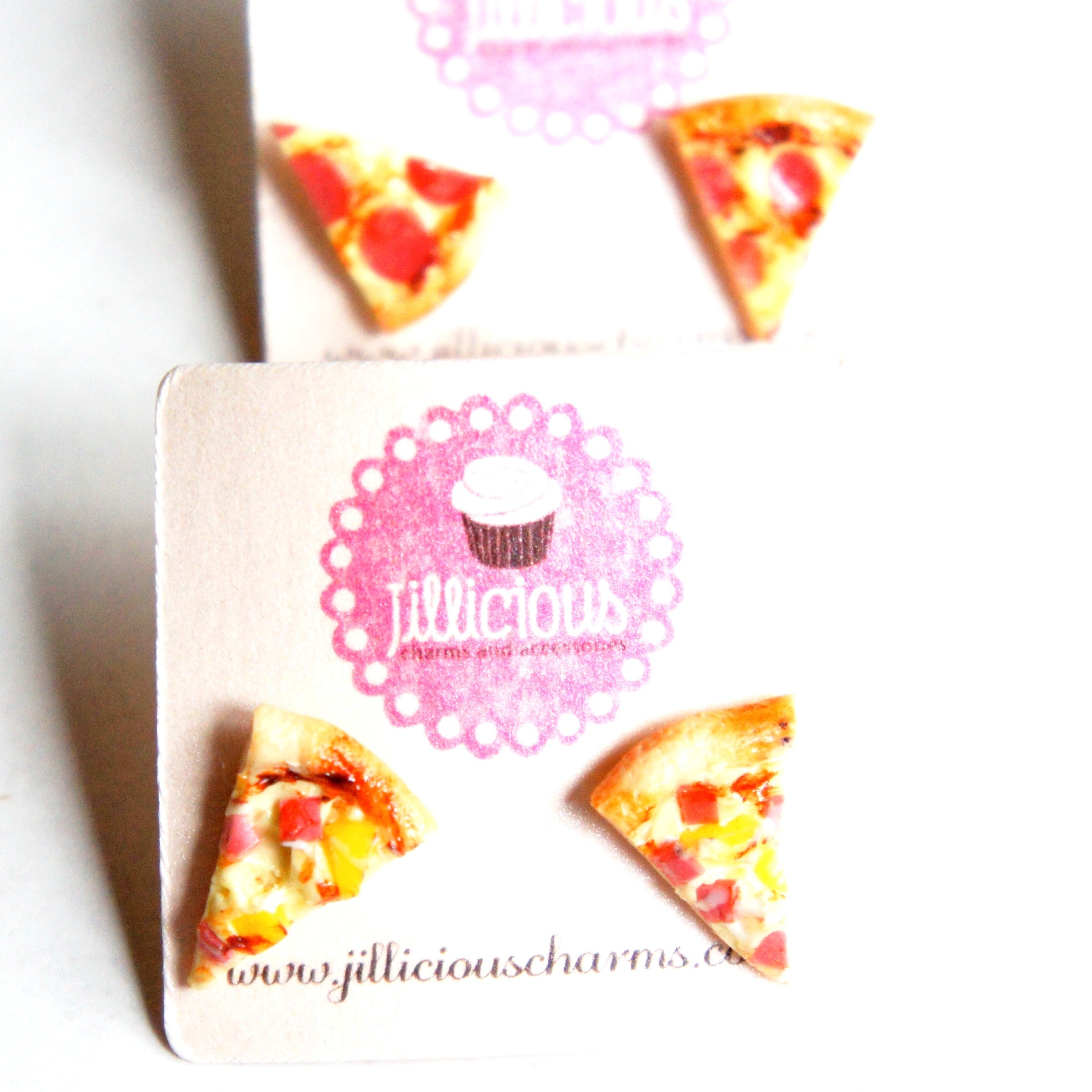 Pizza Stud Earrings