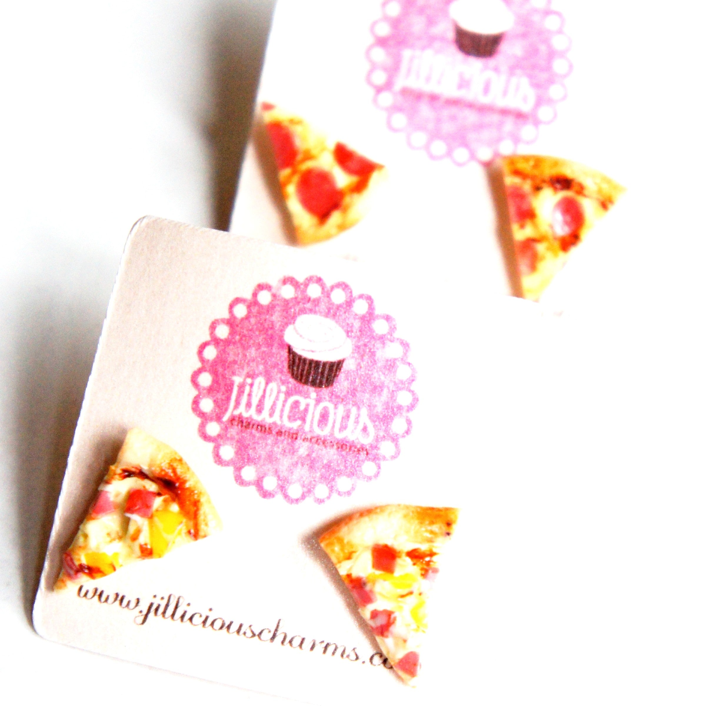 Pizza Stud Earrings
