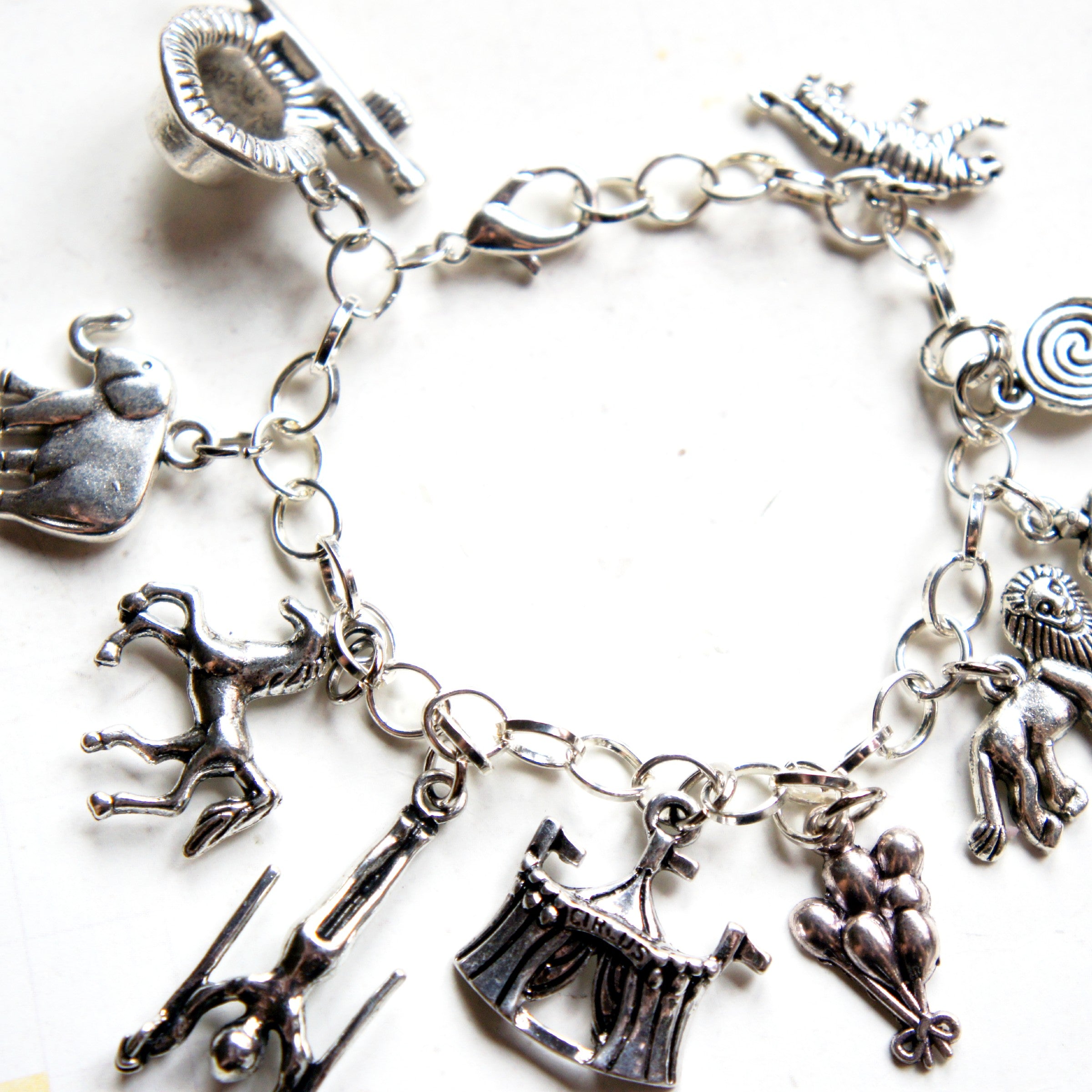 Circus inspired Charm Bracelet