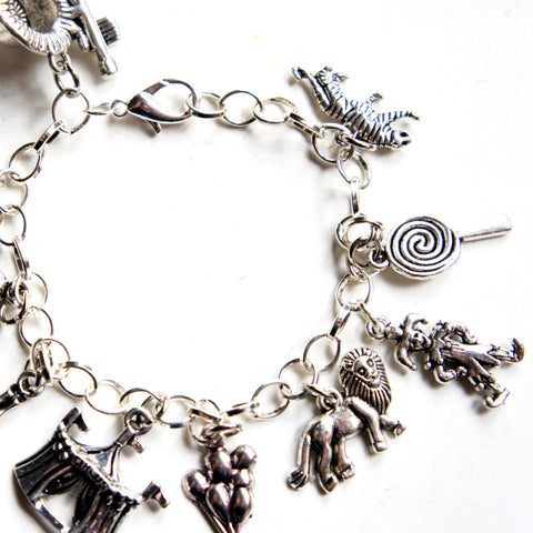 Circus inspired Charm Bracelet