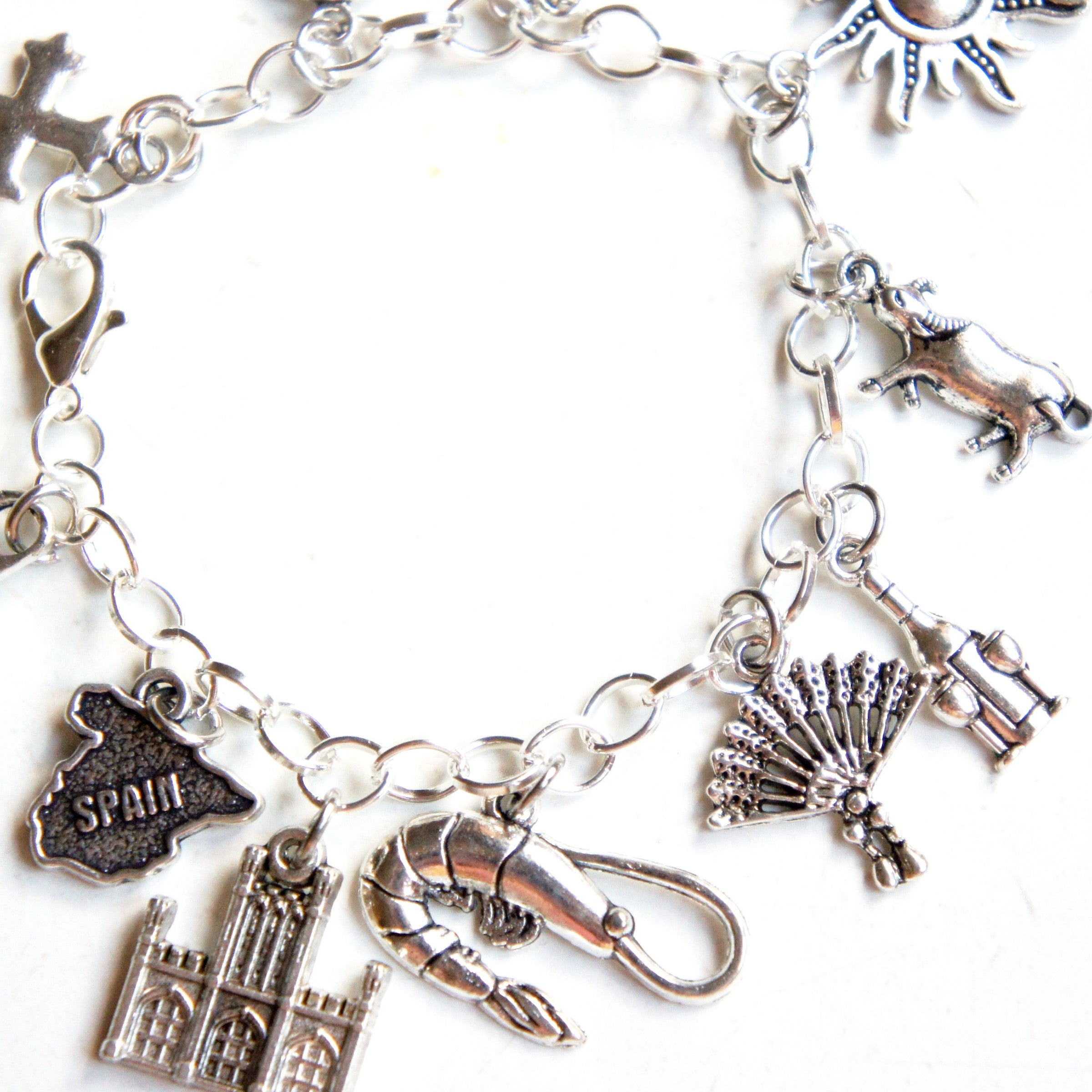 Spain Inspired Charm Bracelet