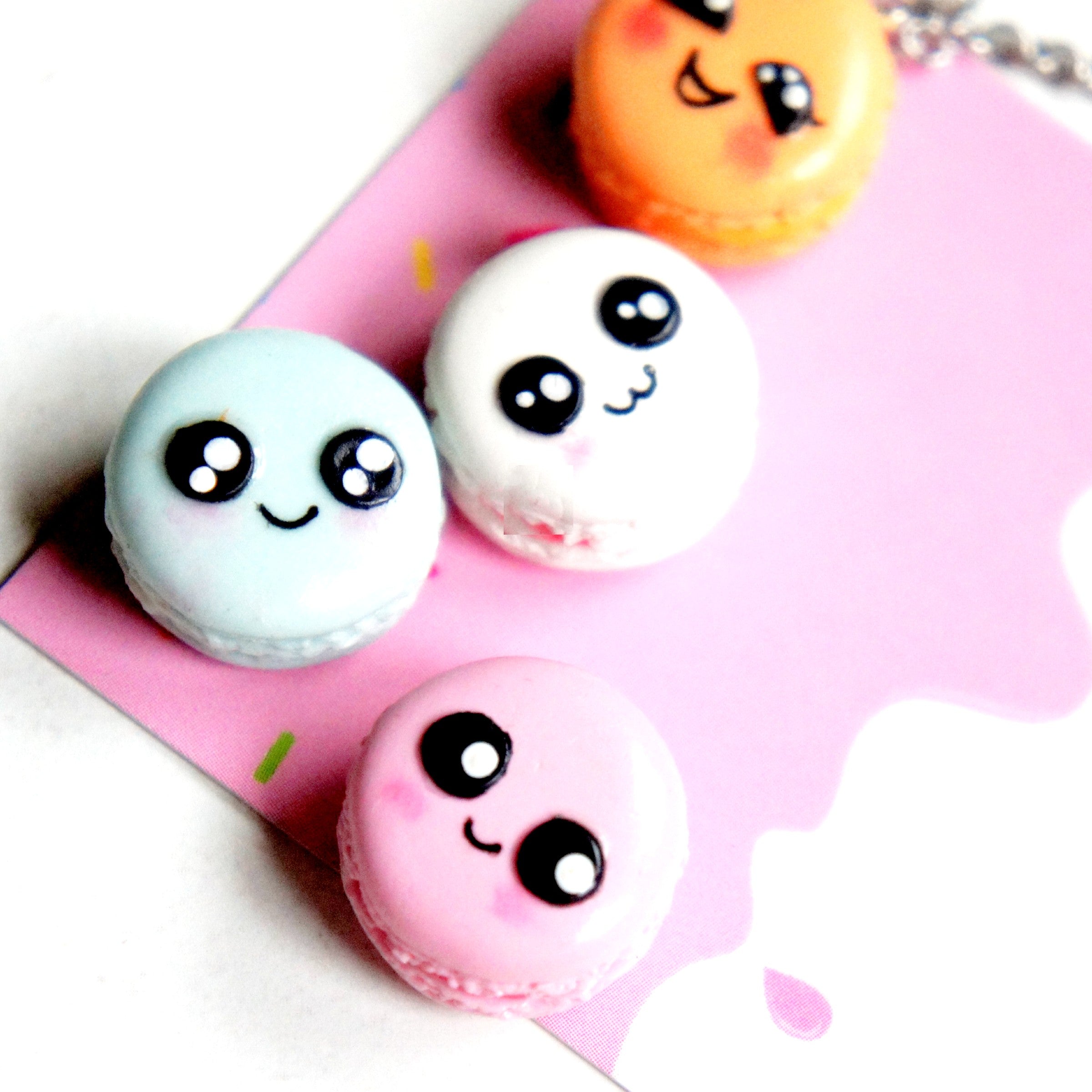 Kawaii French Macaron Necklace