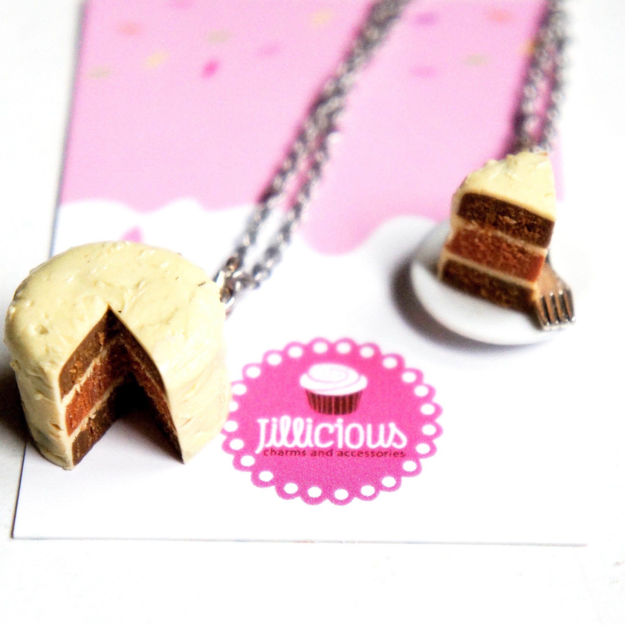 Coffee Cake Friendship Necklace Set