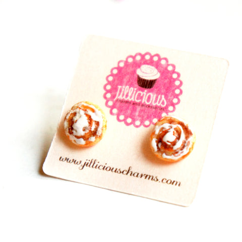 Cinnamon Rolls Stud Earrings