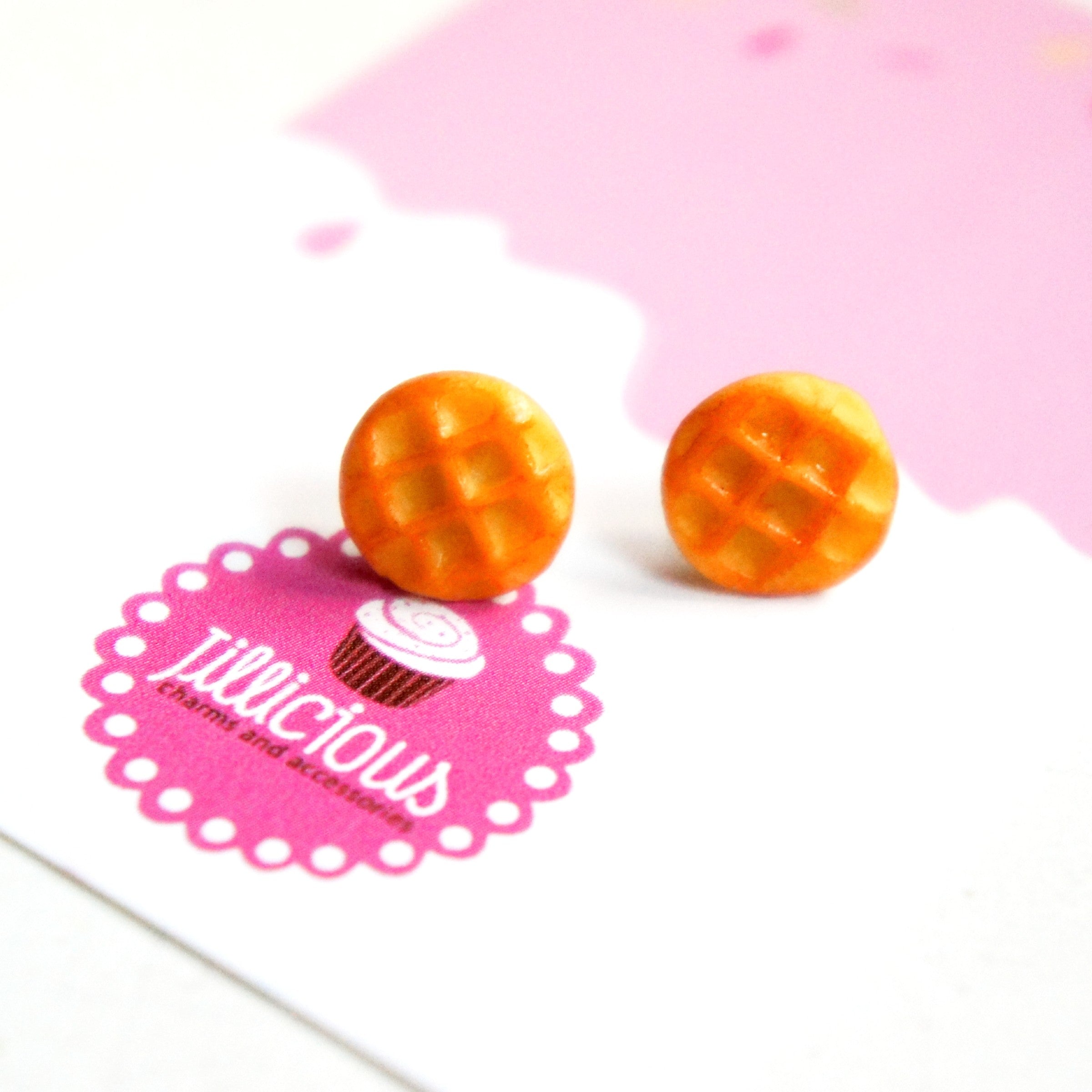 Waffles Stud Earrings