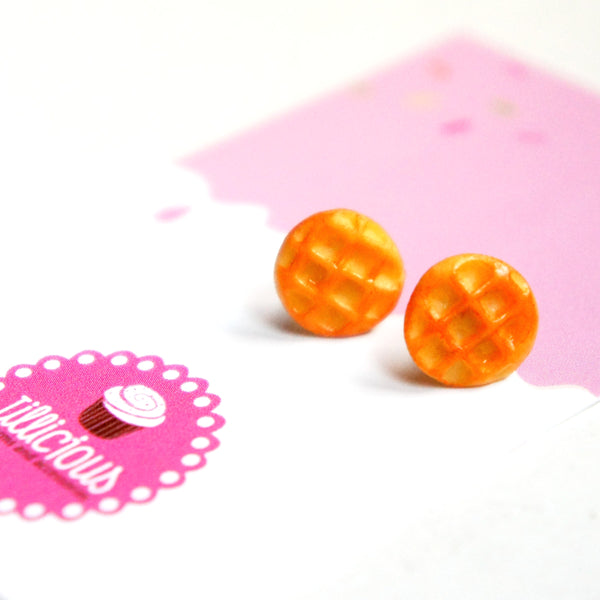 Waffles Stud Earrings