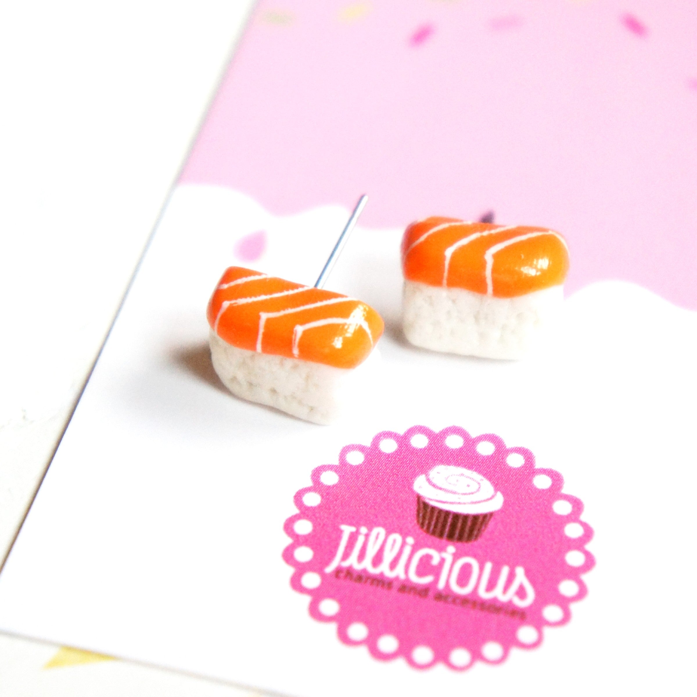 Salmon Sushi Earrings