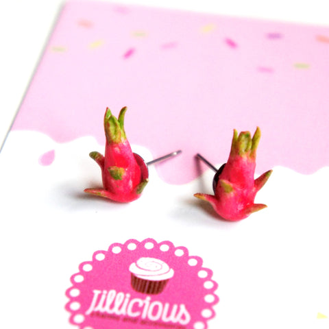 Dragonfruit Stud Earrings