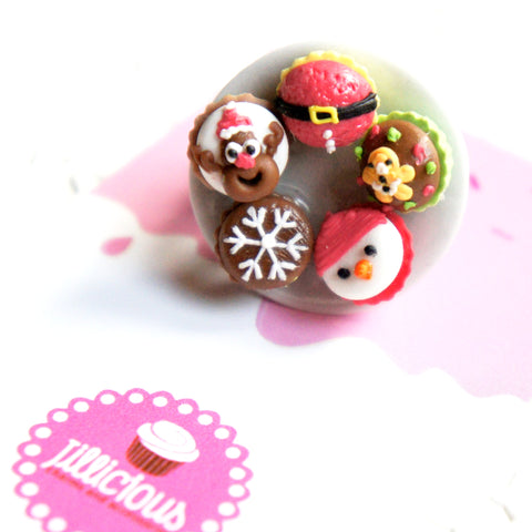 Holiday Cupcakes Plate Ring