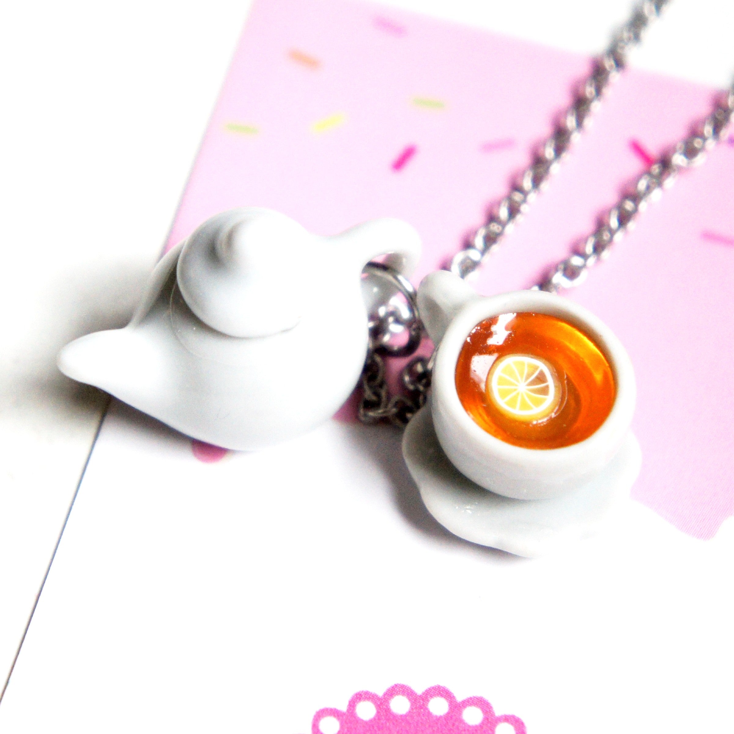 Tea Set Necklace