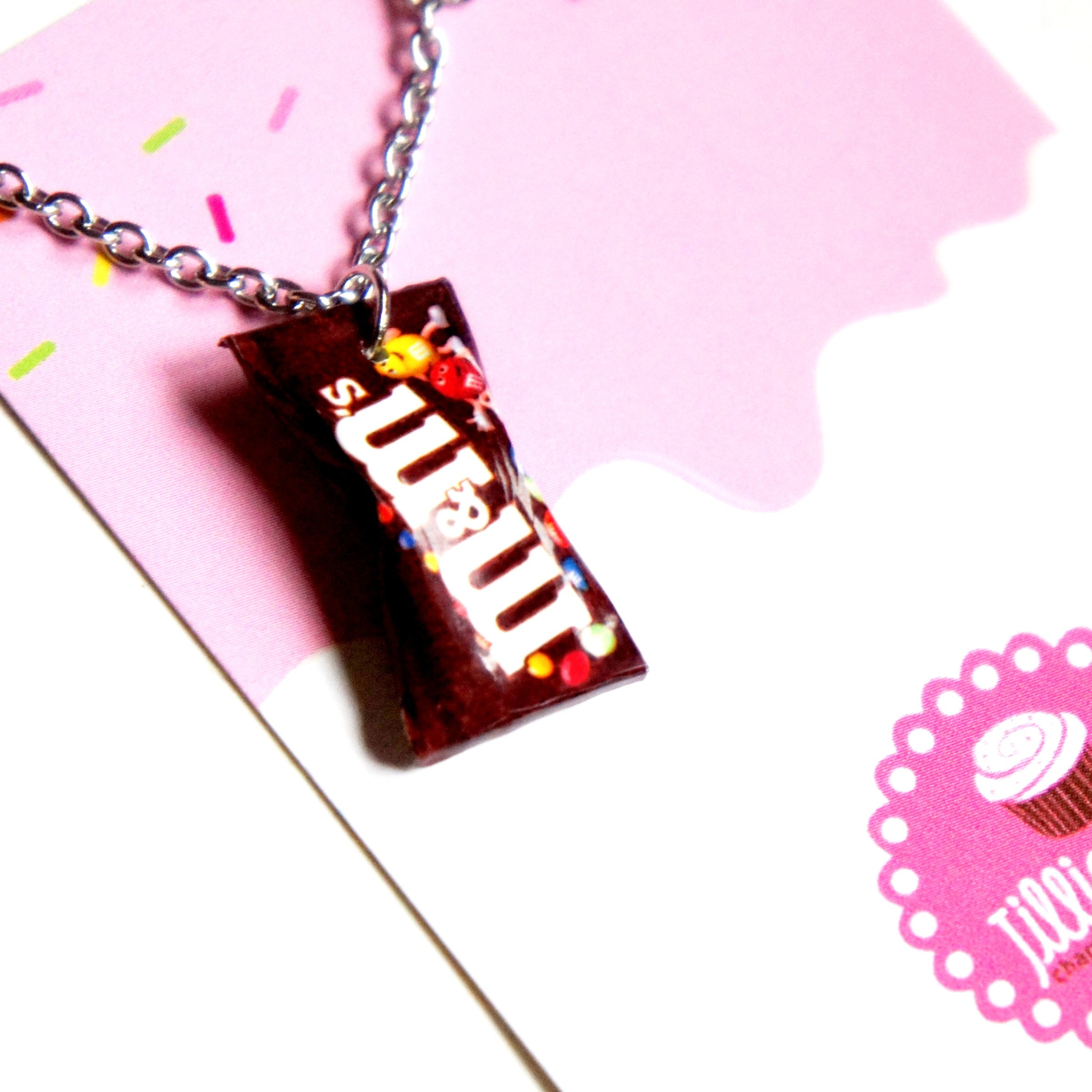 M&m's Candy Bag Necklace