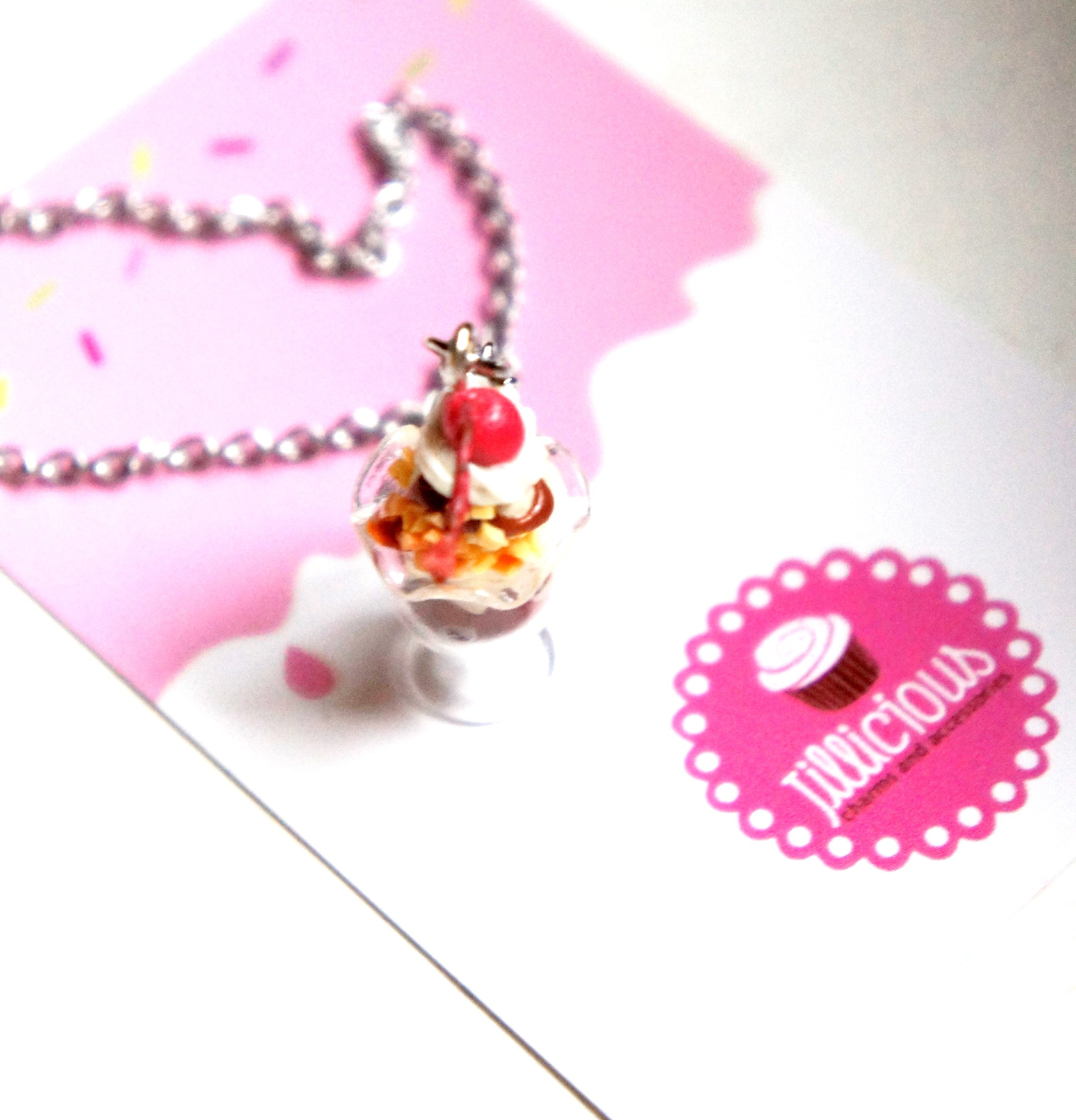 Ice Cream Sundae Necklace